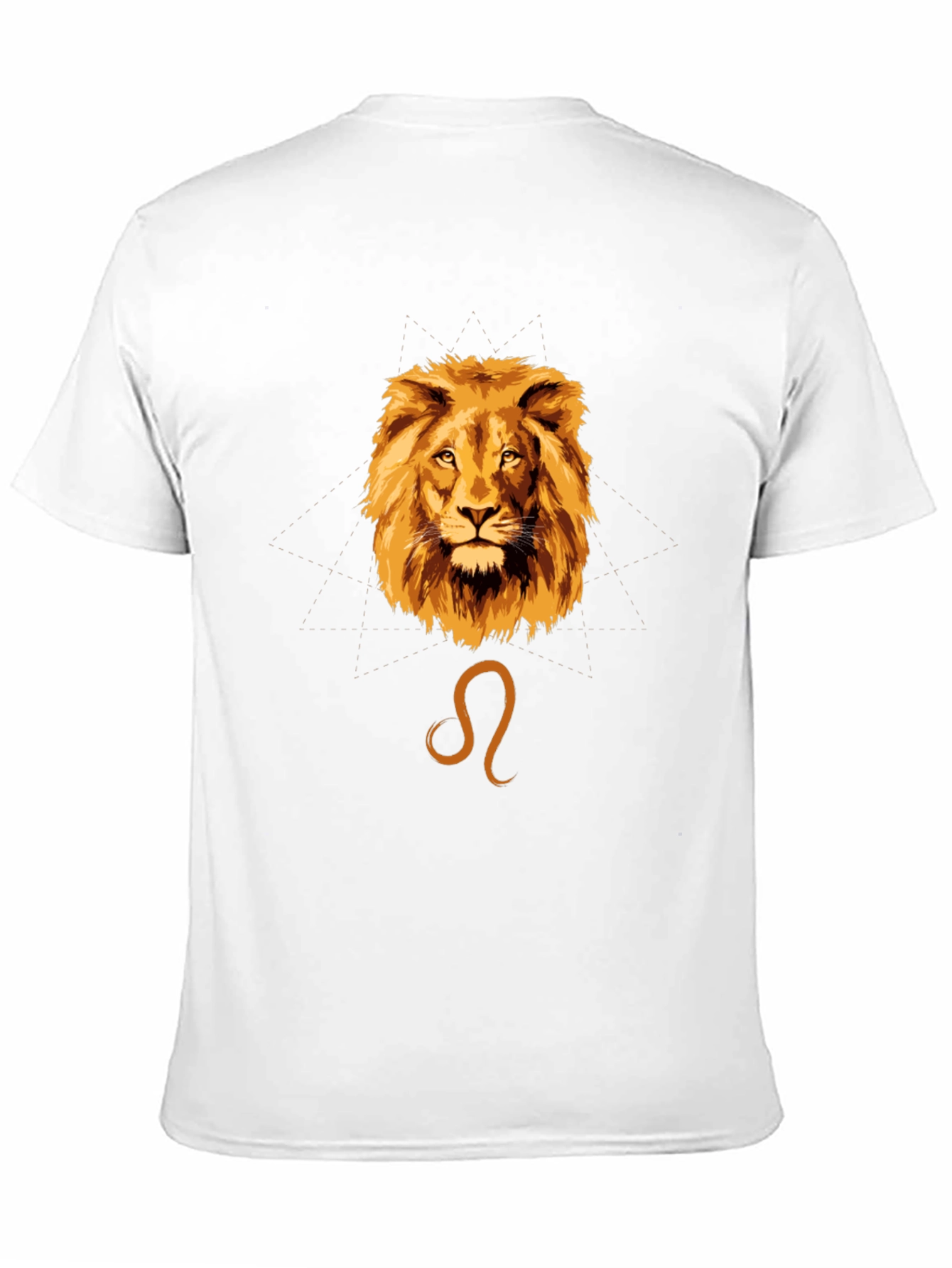 Leo Zodiac Graphic Tee - Black Cotton T-Shirt