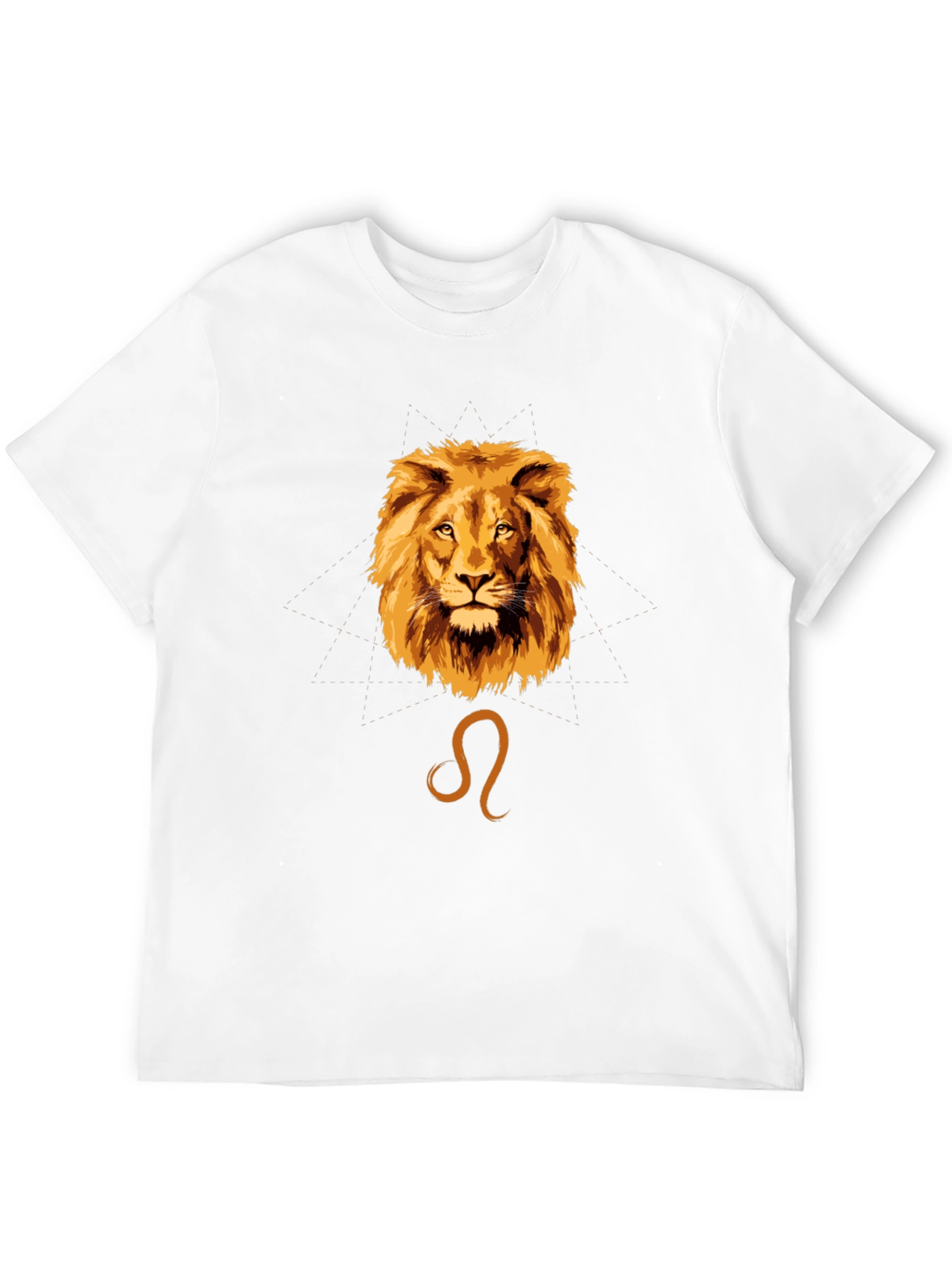 Leo Zodiac Graphic Tee - Black Cotton T-Shirt