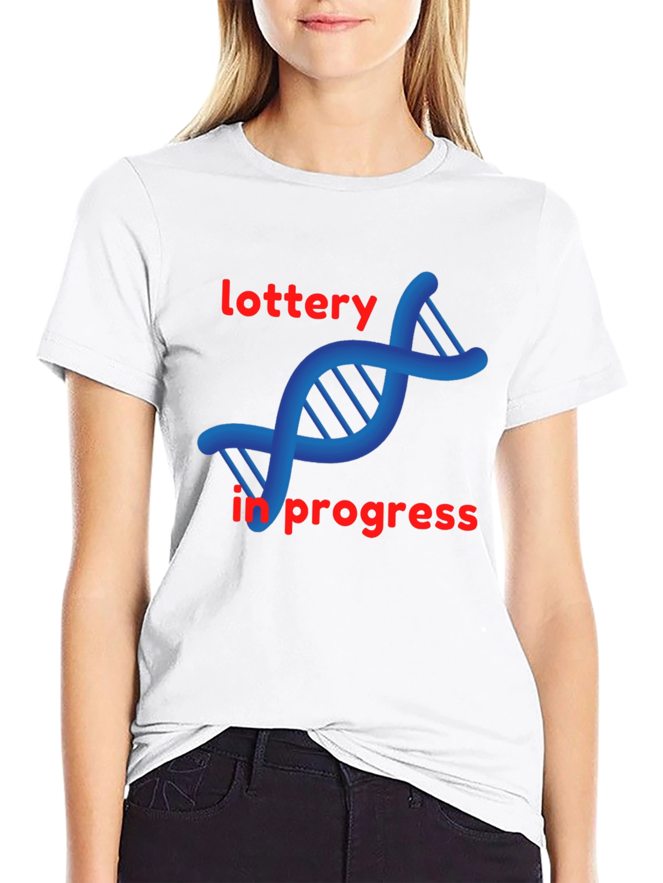 DNA Lottery in Progress Black T-Shirt