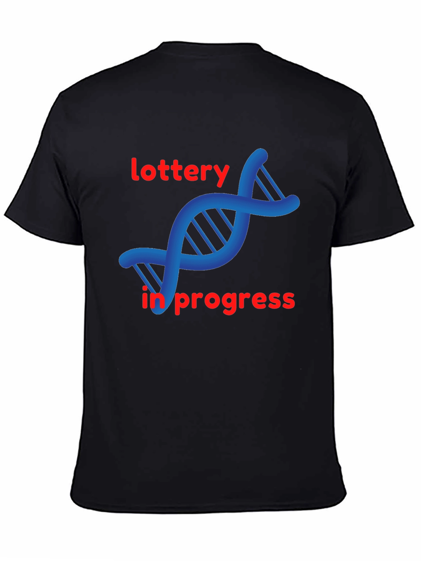 DNA Lottery in Progress Black T-Shirt