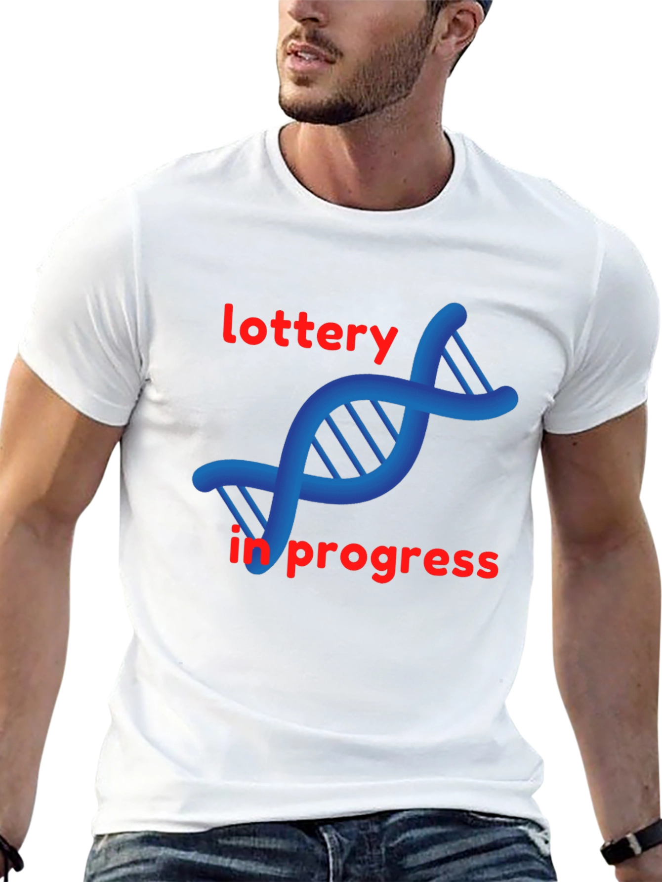 DNA Lottery in Progress Black T-Shirt