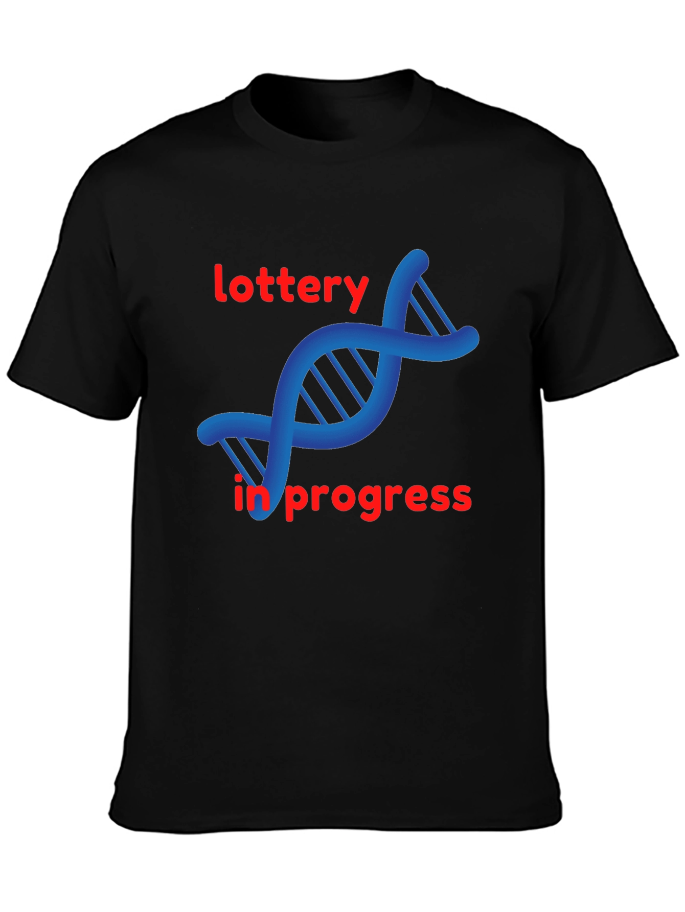 DNA Lottery in Progress Black T-Shirt