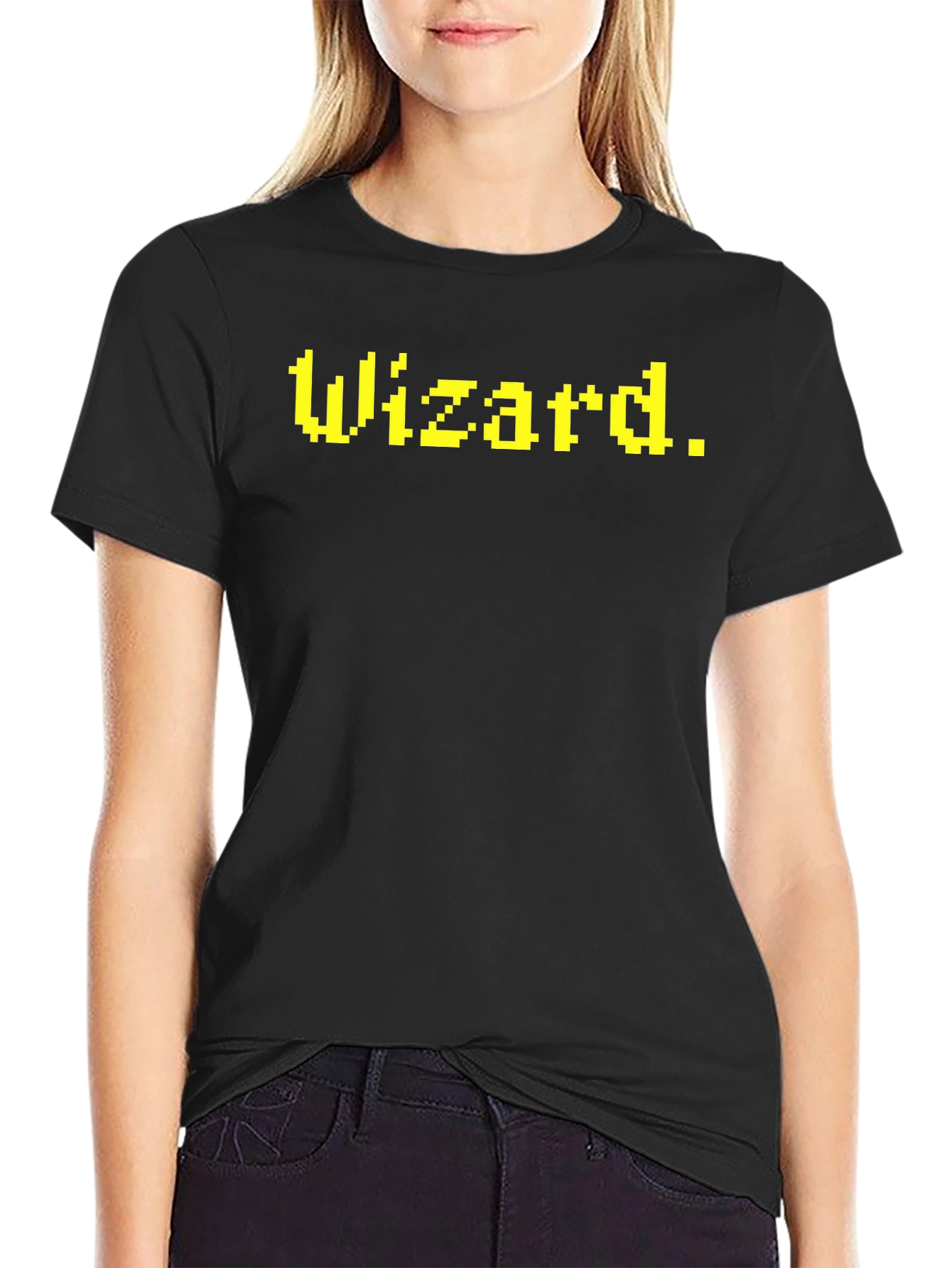 Wizard Pixel Art T-Shirt - Retro Gaming Style