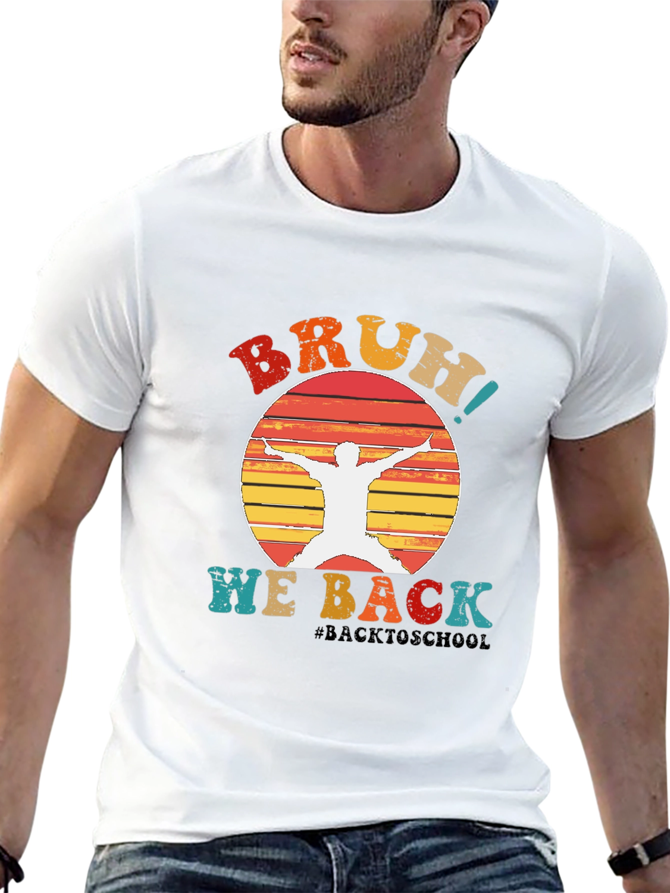 Bruh! We Back T-Shirt Retro Style