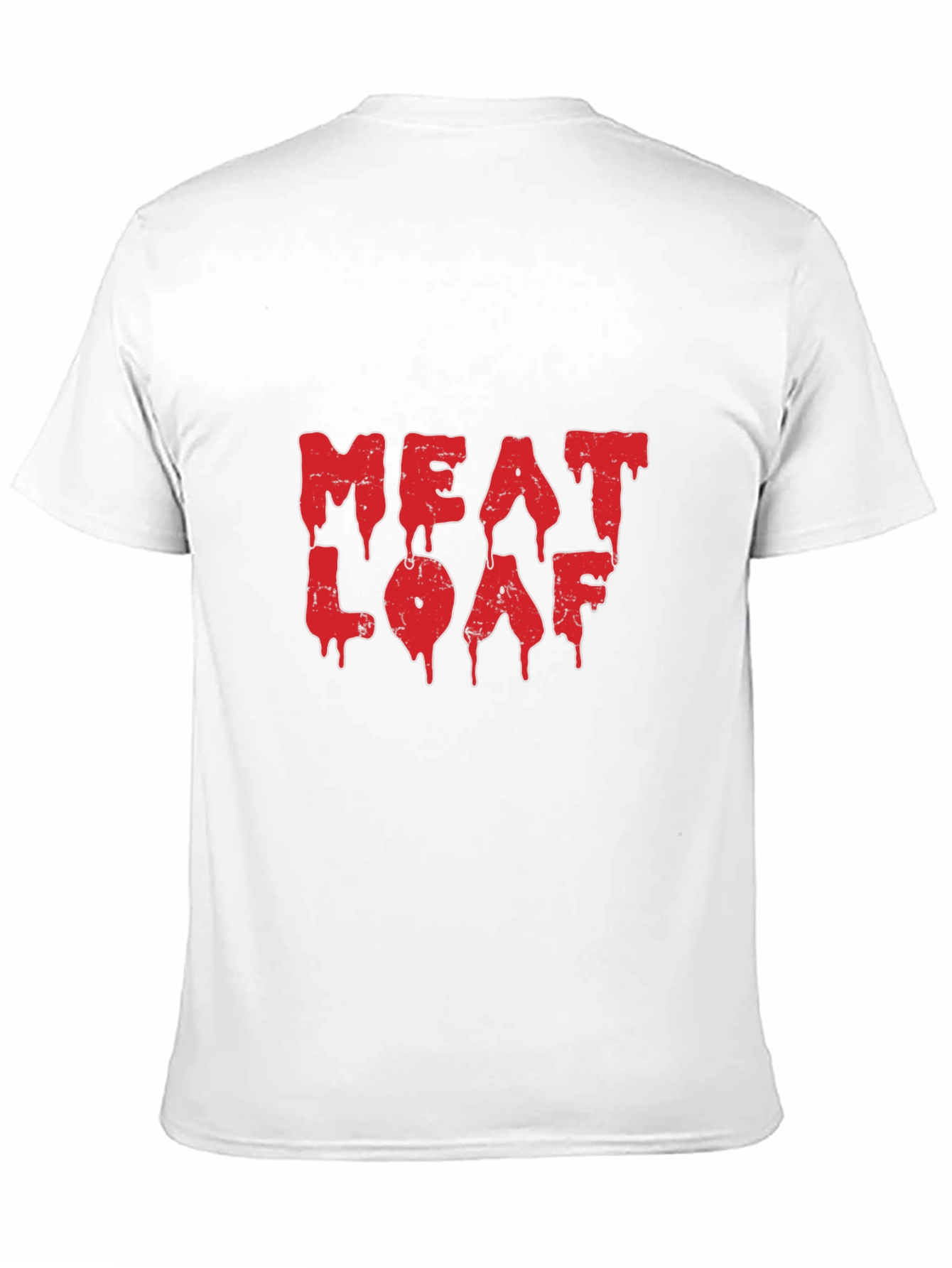 Meat Loaf Red Logo Black T-Shirt