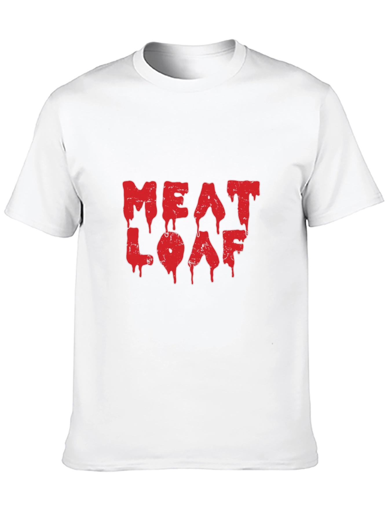 Meat Loaf Red Logo Black T-Shirt