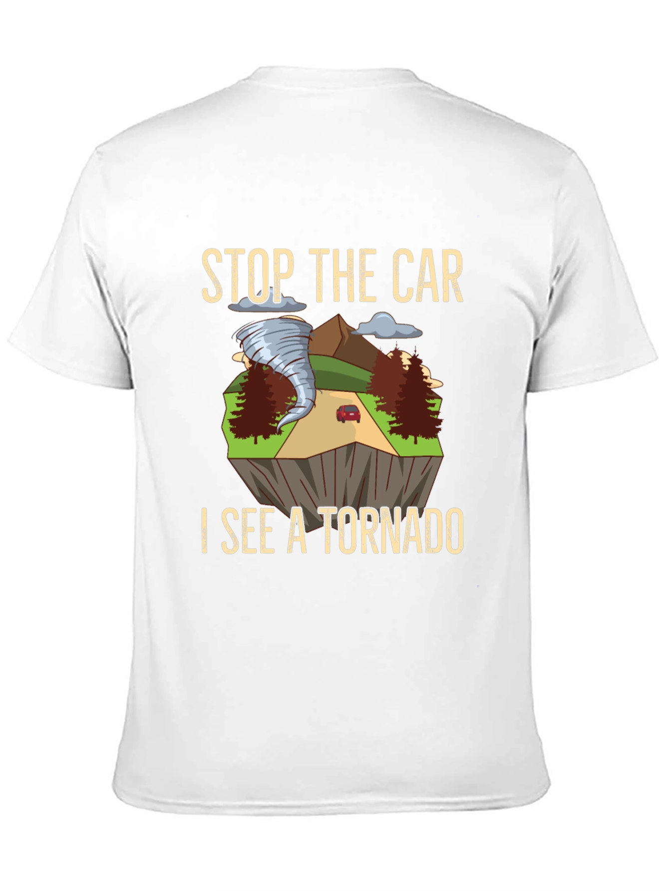 Stop The Car Tornado Graphic T-Shirt