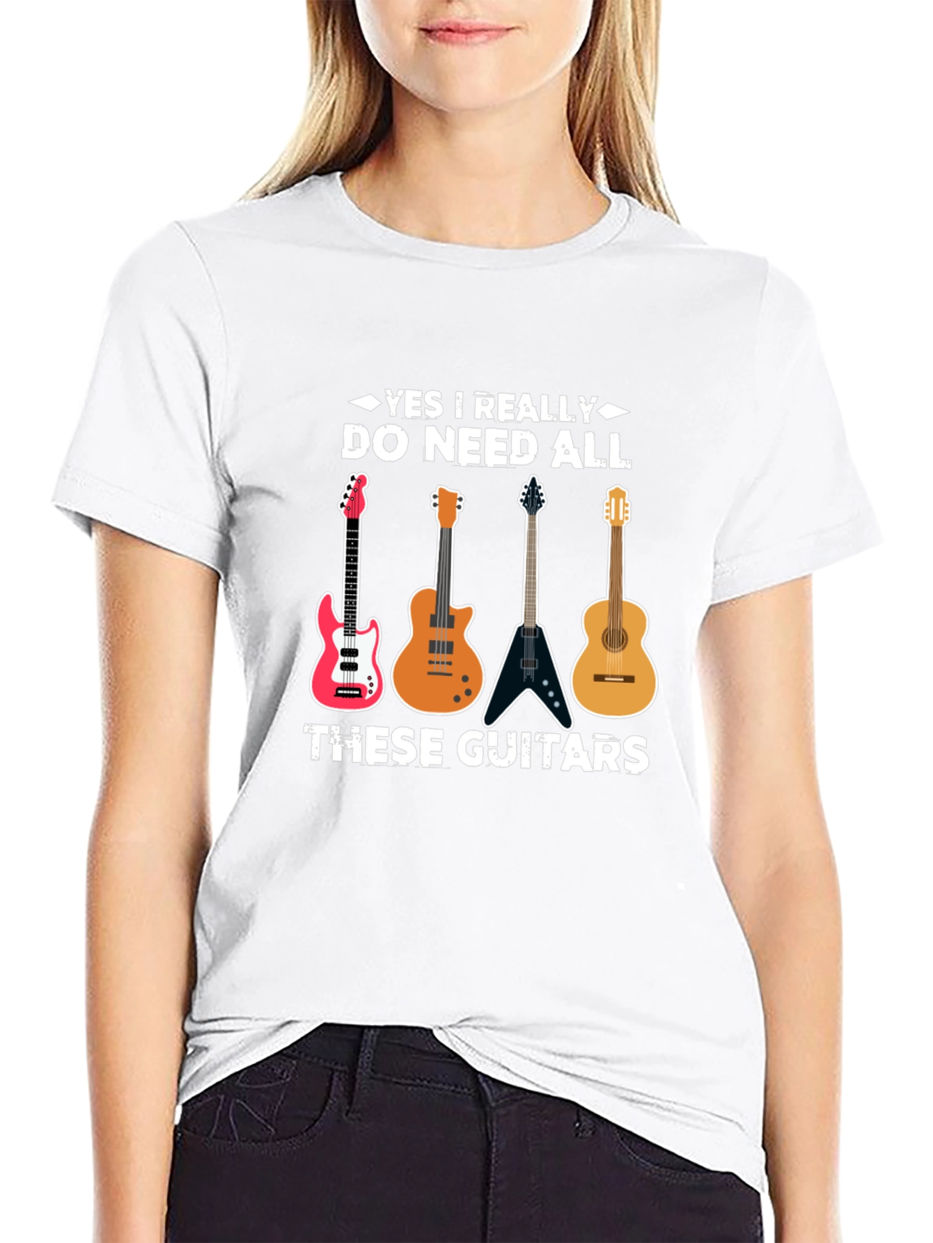 Guitar Lover T-Shirt - Do Need All These Guitars!