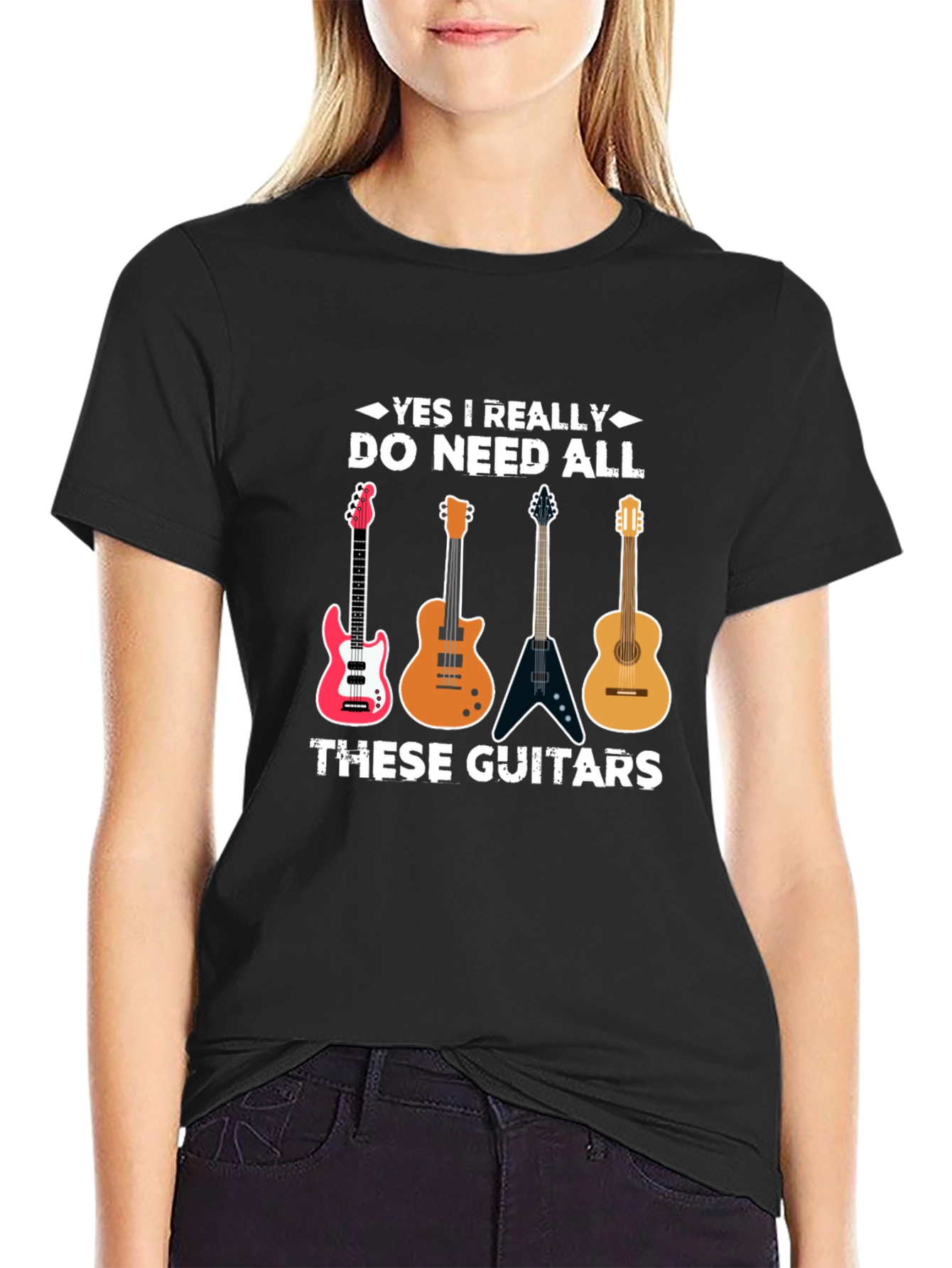Guitar Lover T-Shirt - Do Need All These Guitars!