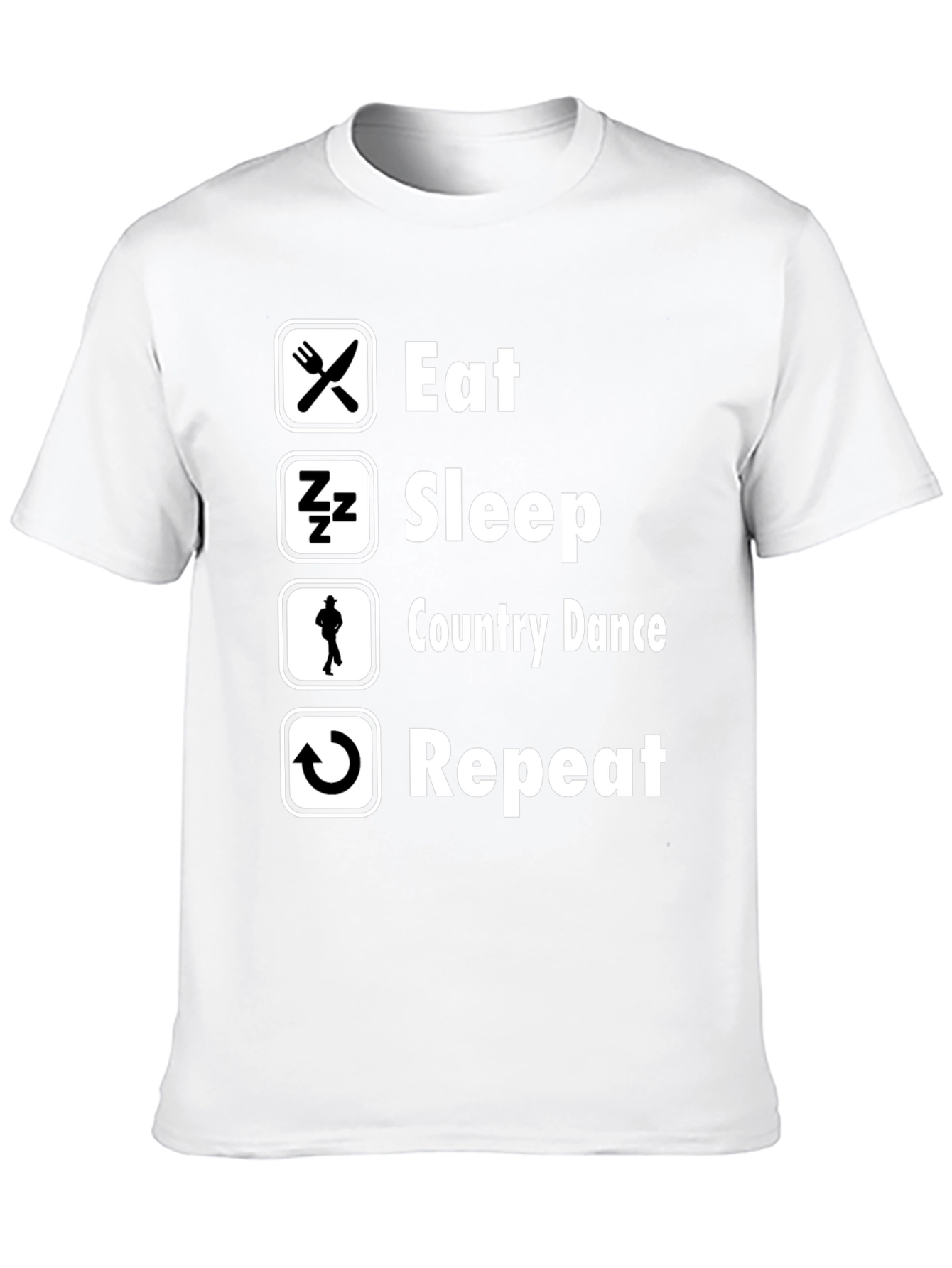 Eat Sleep Country Dance Repeat T-Shirt