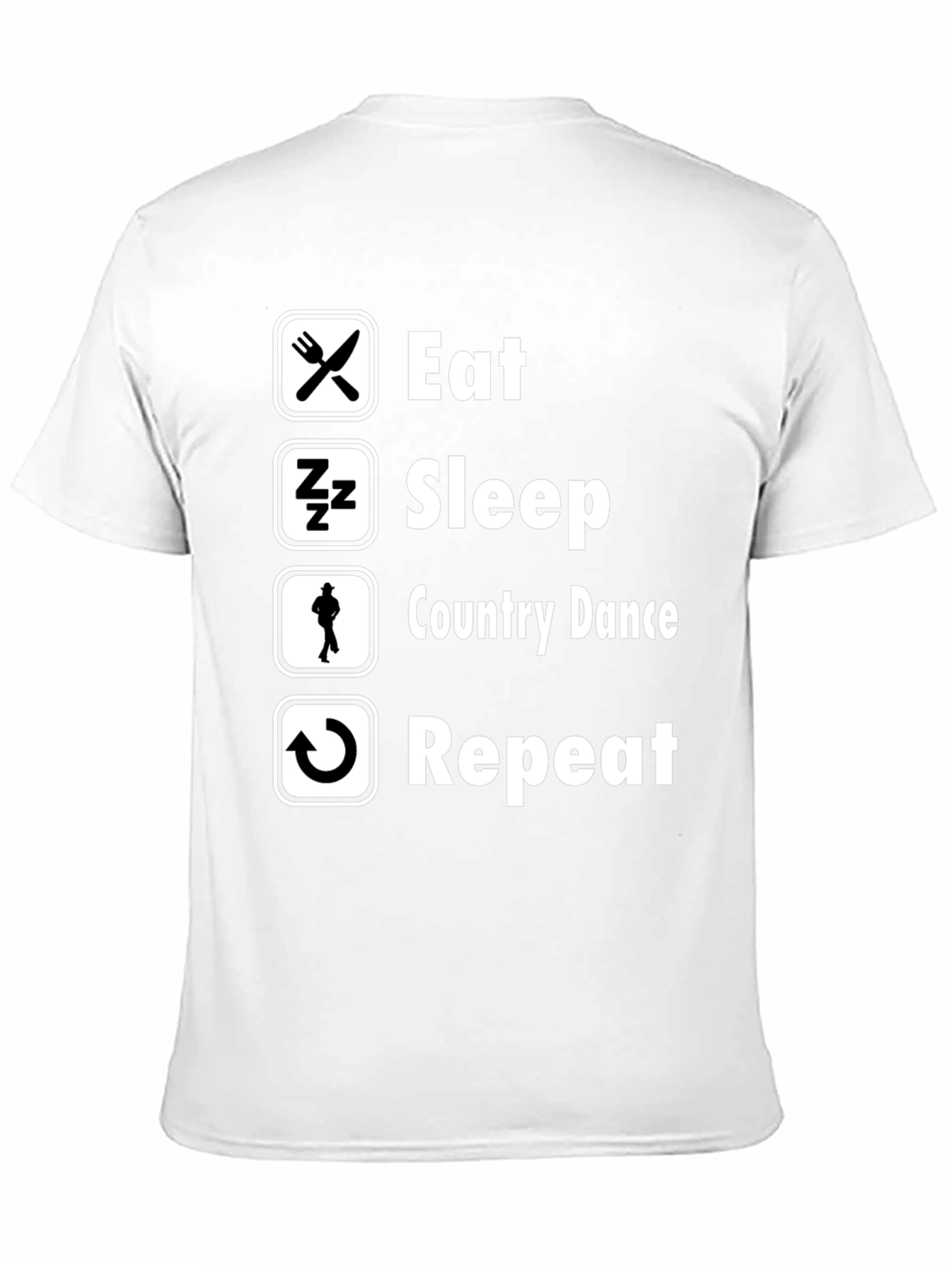 Eat Sleep Country Dance Repeat T-Shirt