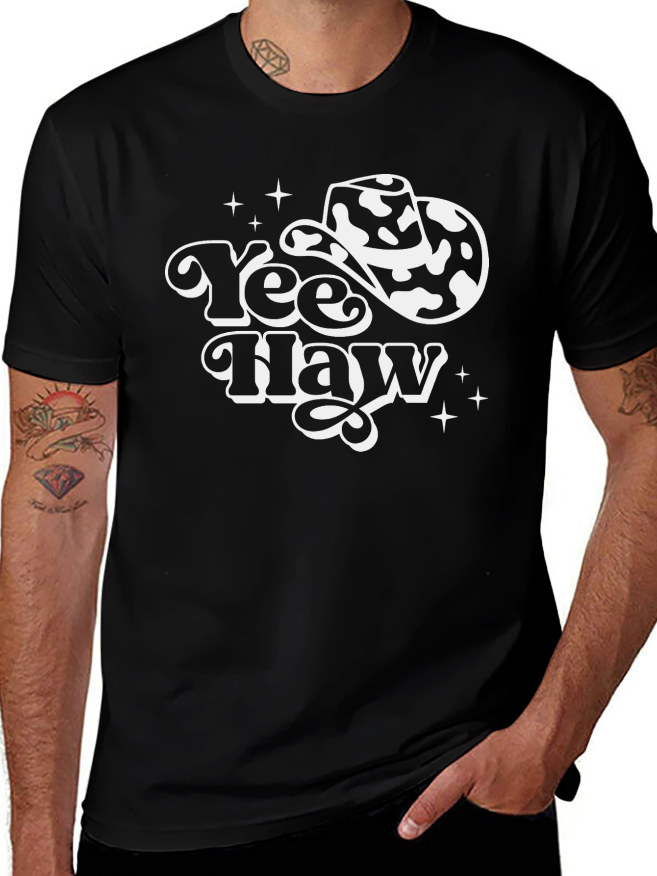 Yee Haw Graphic Tee - Western Style Shirt