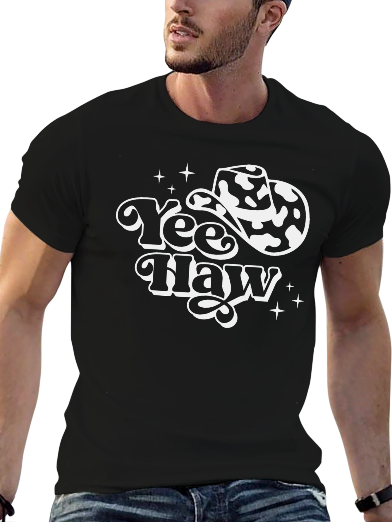 Yee Haw Graphic Tee - Western Style Shirt