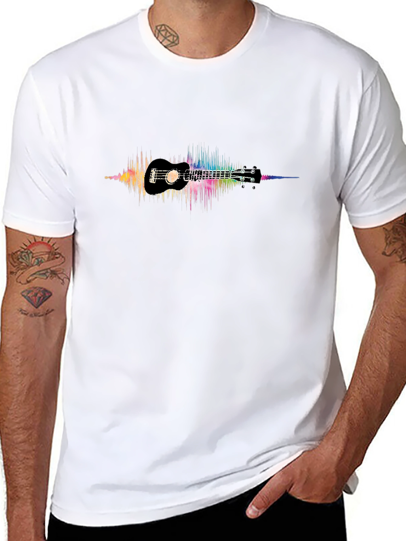 Ukulele Soundwave Graphic Tee