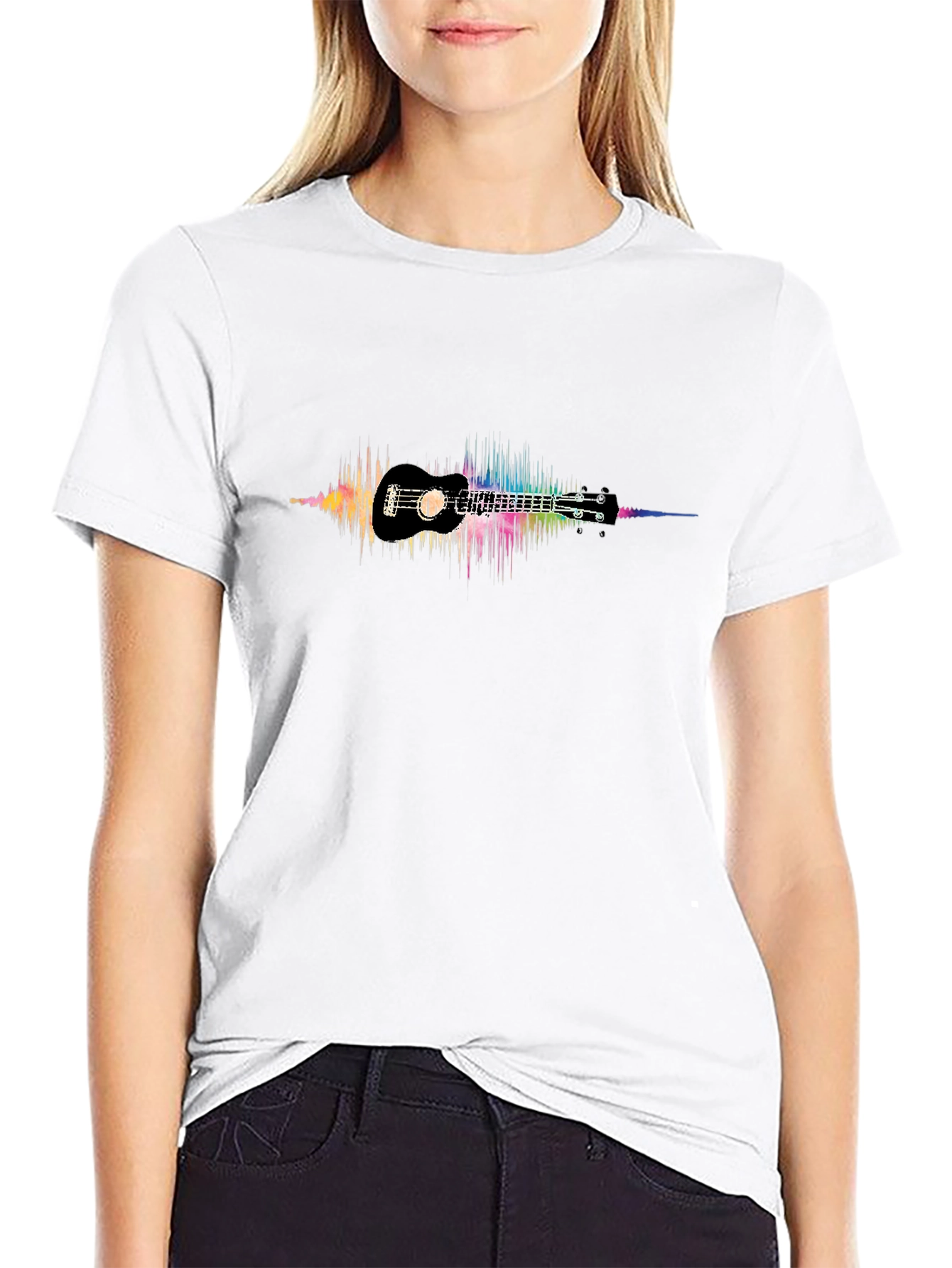 Ukulele Soundwave Graphic Tee