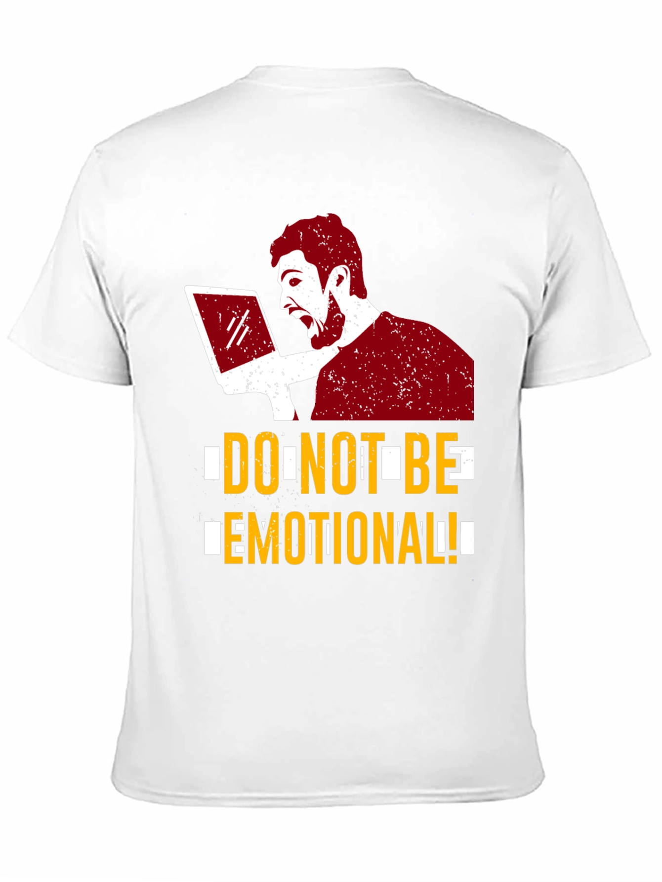 Do Not Be Emotional Graphic Tee - Black