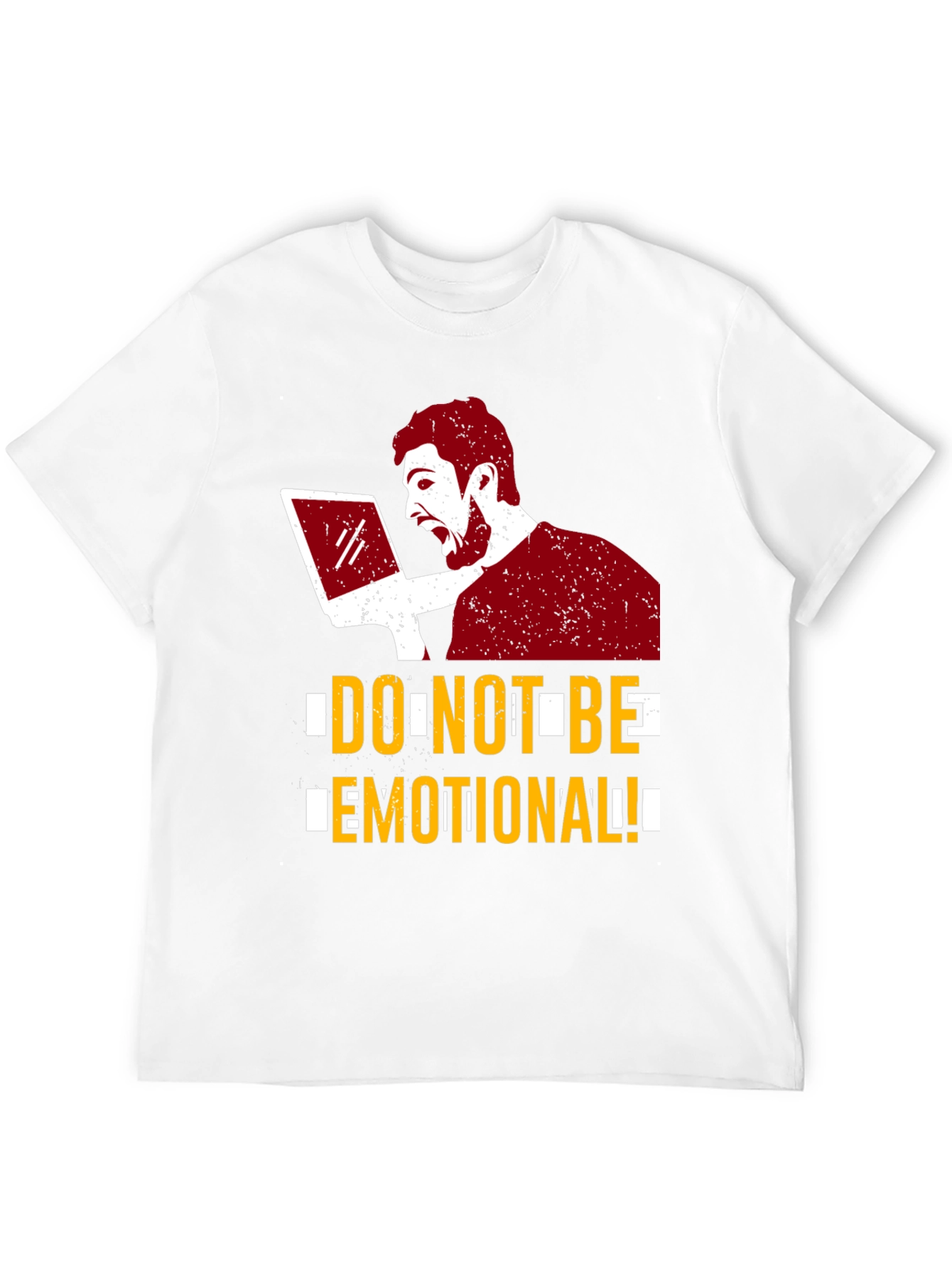 Do Not Be Emotional Graphic Tee - Black