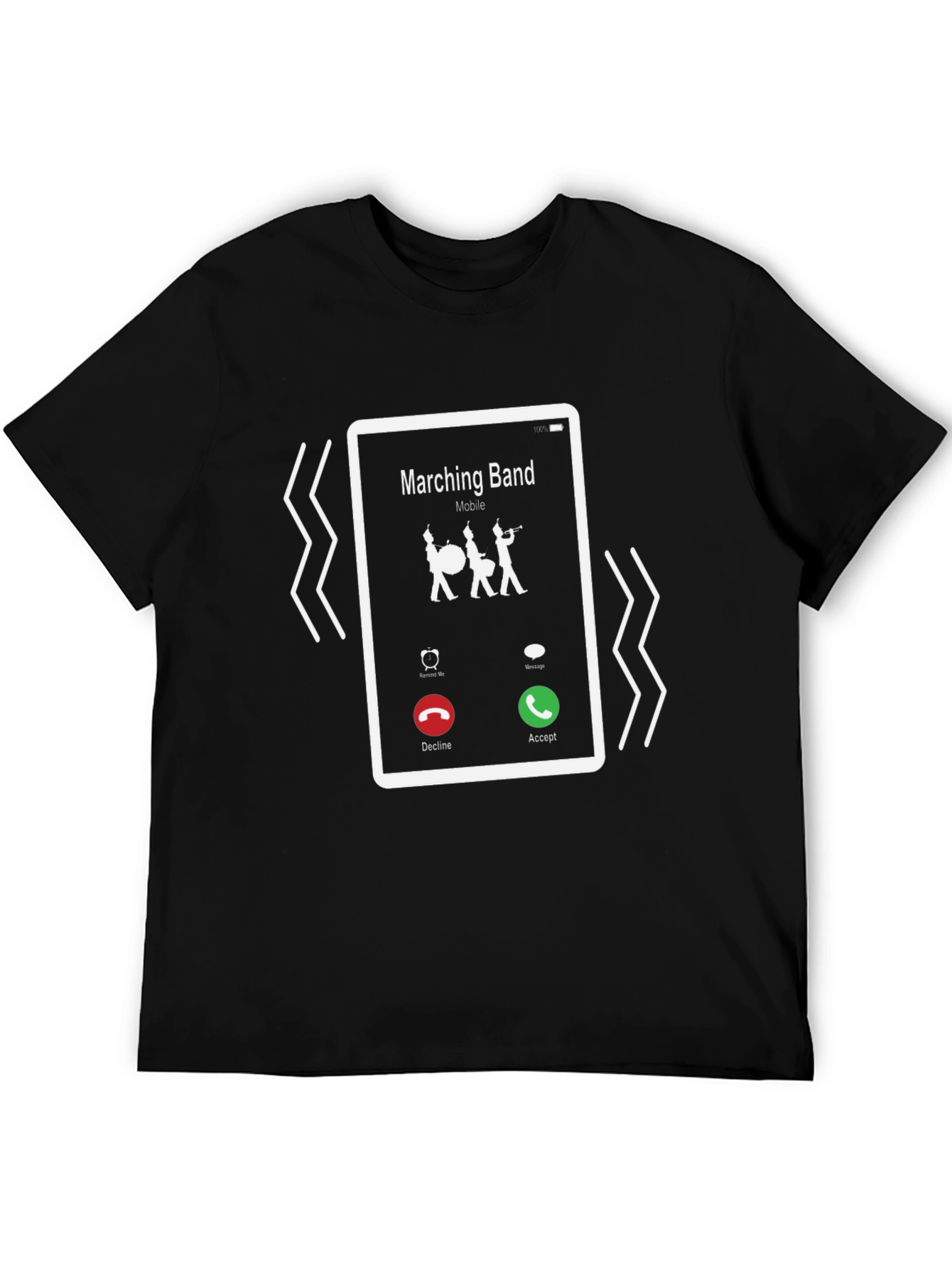 Marching Band Incoming Call Graphic Tee