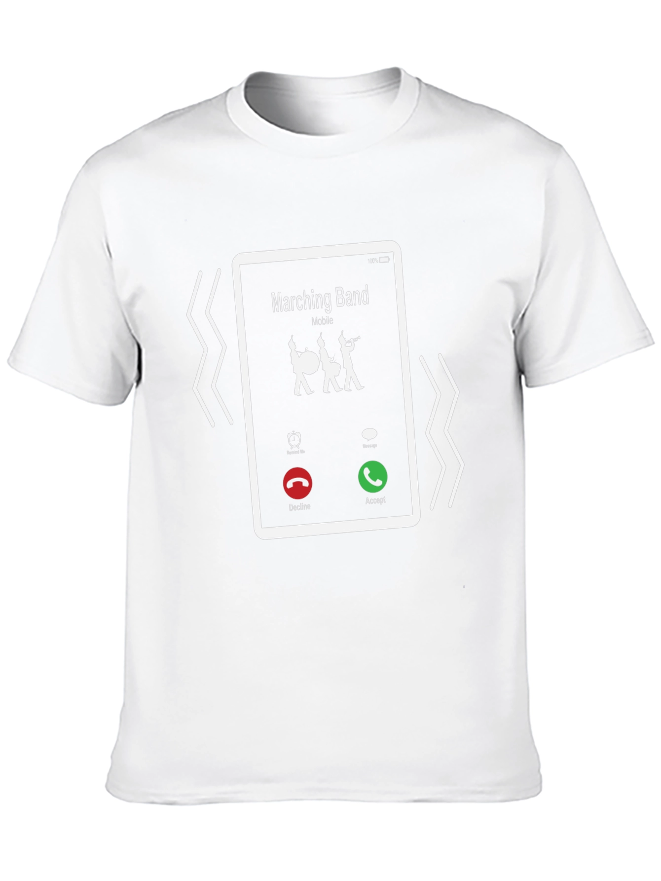 Marching Band Incoming Call Graphic Tee