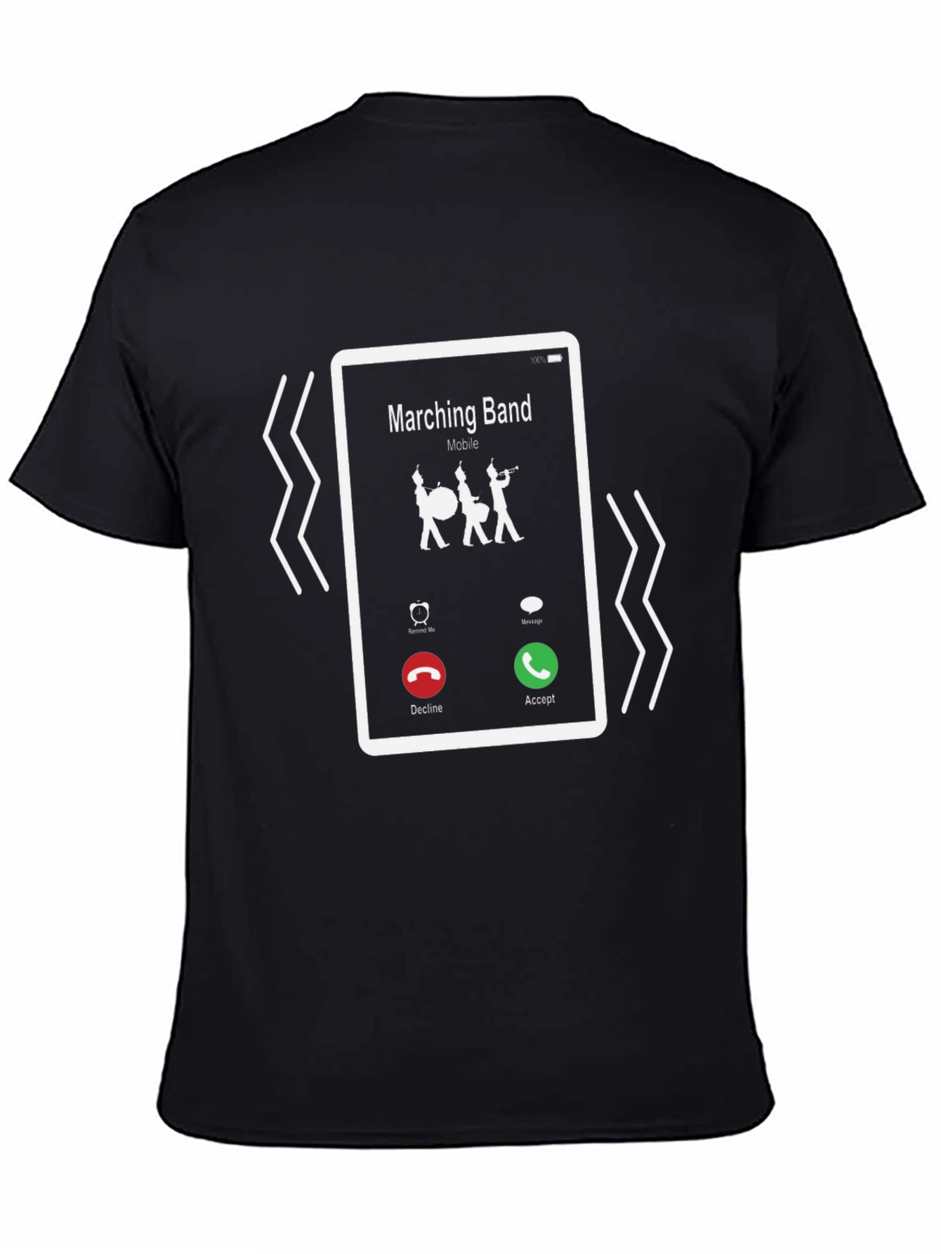 Marching Band Incoming Call Graphic Tee