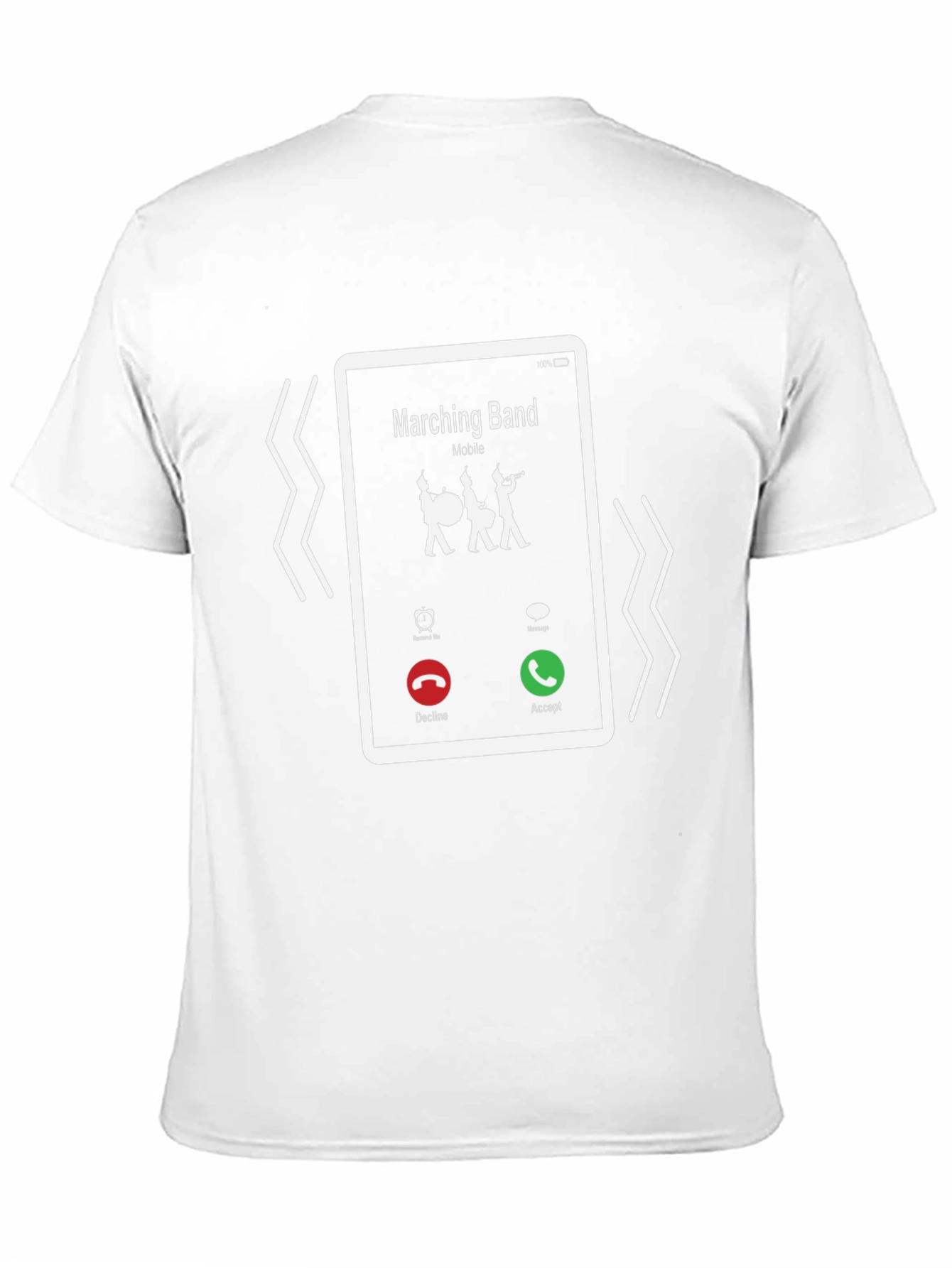 Marching Band Incoming Call Graphic Tee