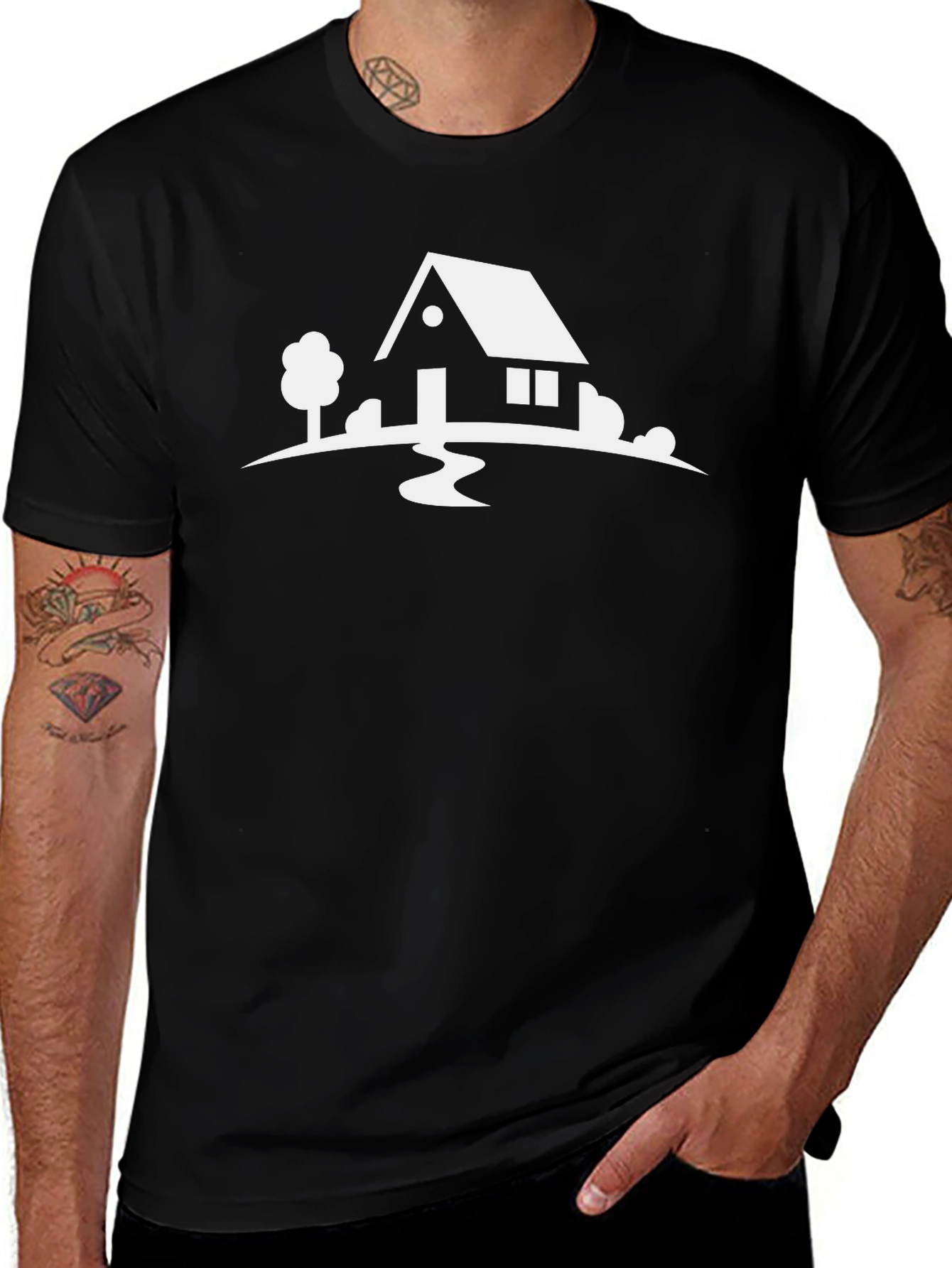 Cozy Home Graphic Tee - Stylish Comfort