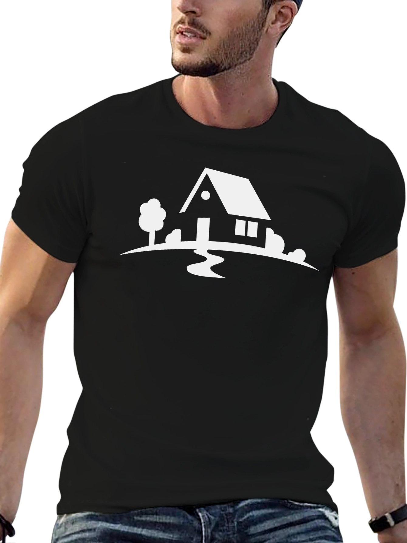 Cozy Home Graphic Tee - Stylish Comfort
