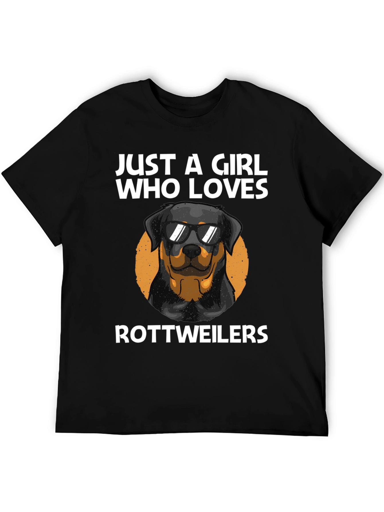 Just A Girl Who Loves Rottweilers T-Shirt