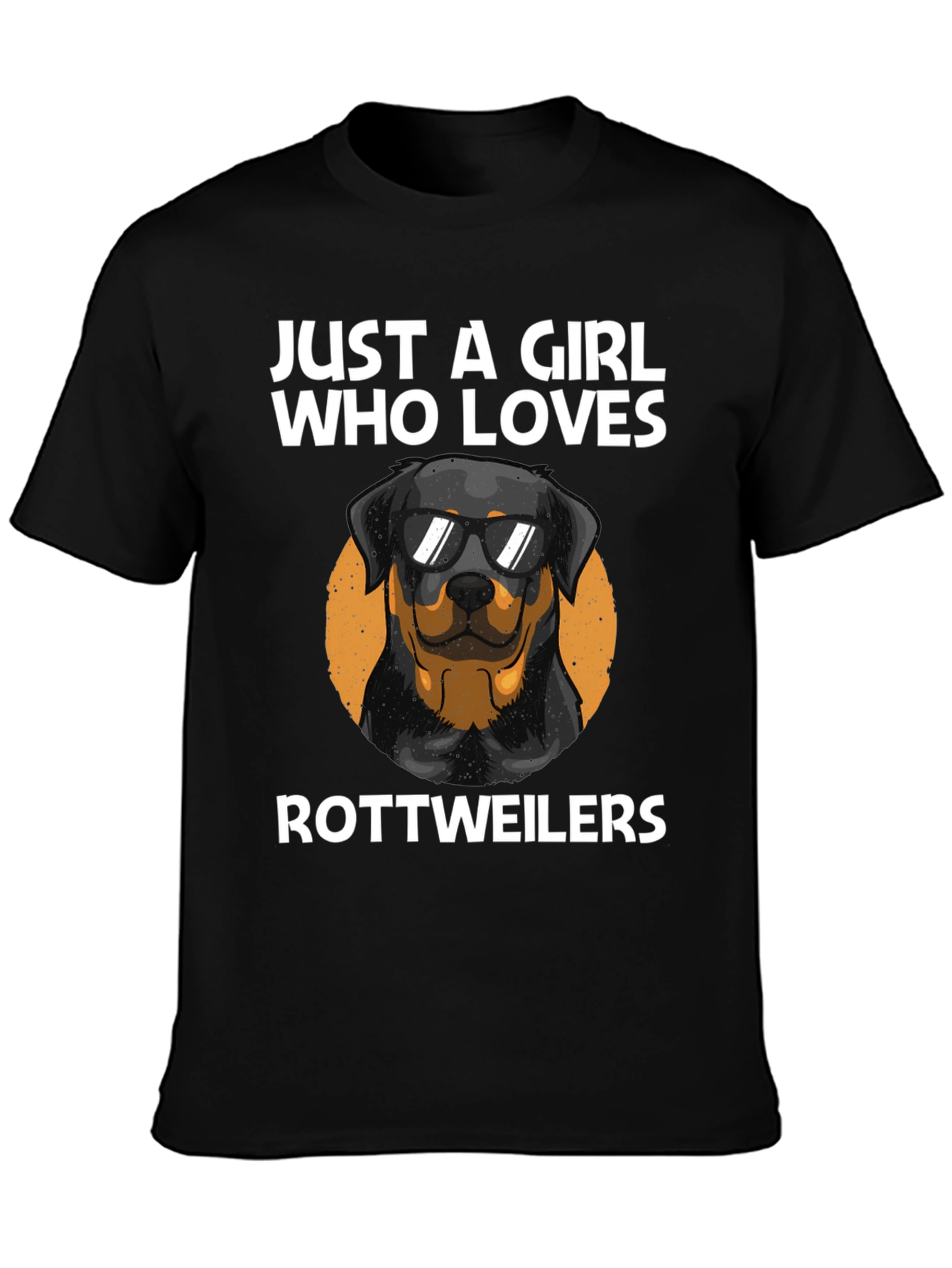 Just A Girl Who Loves Rottweilers T-Shirt