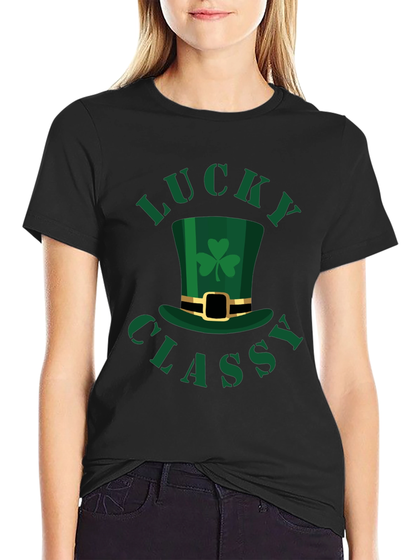 Lucky Classy St. Patricks Day Graphic Tee
