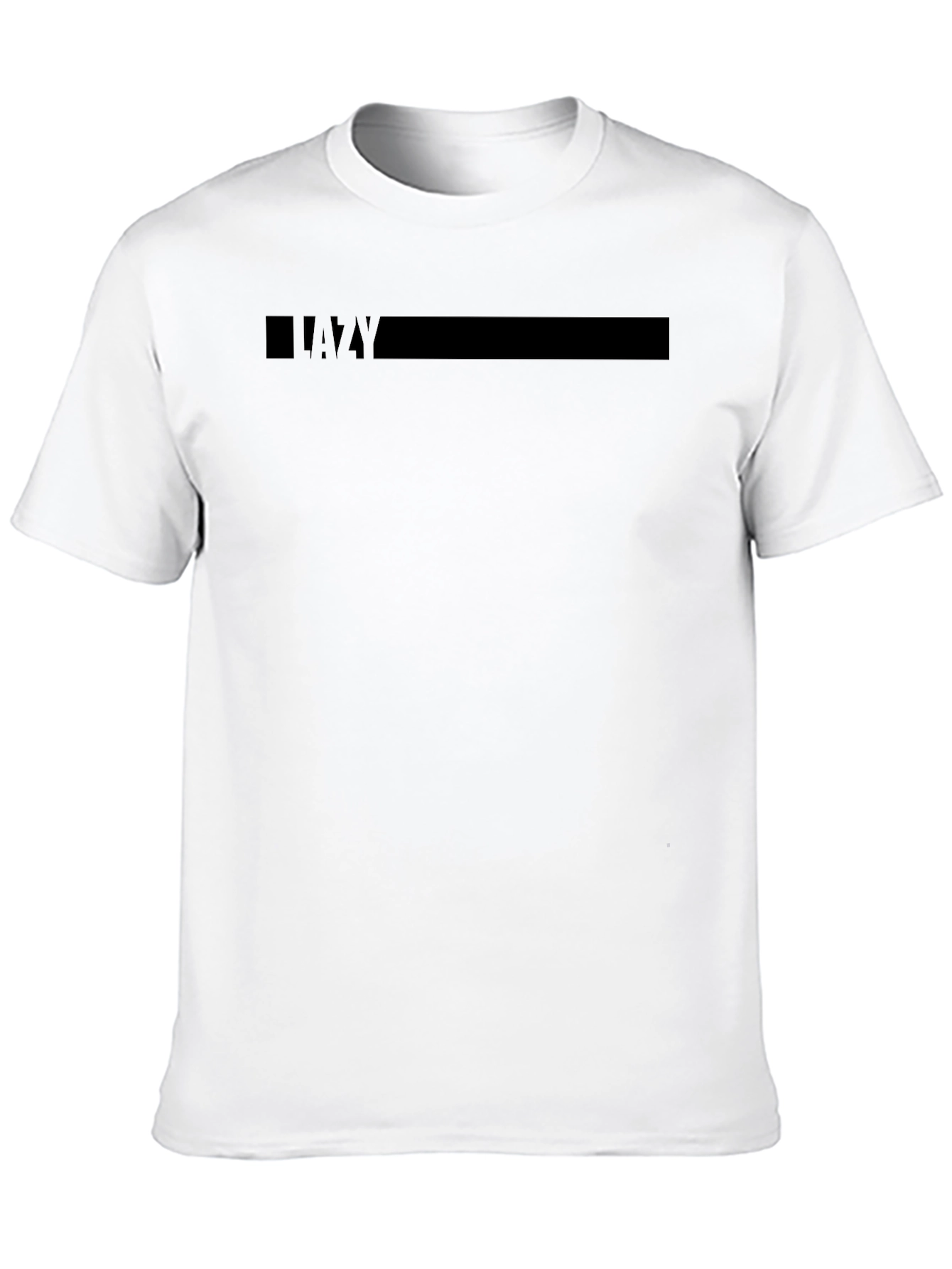 Lazy Graphic Black T-Shirt