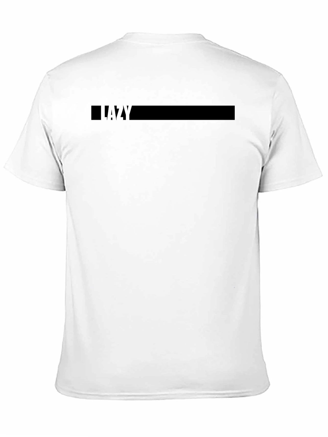 Lazy Graphic Black T-Shirt