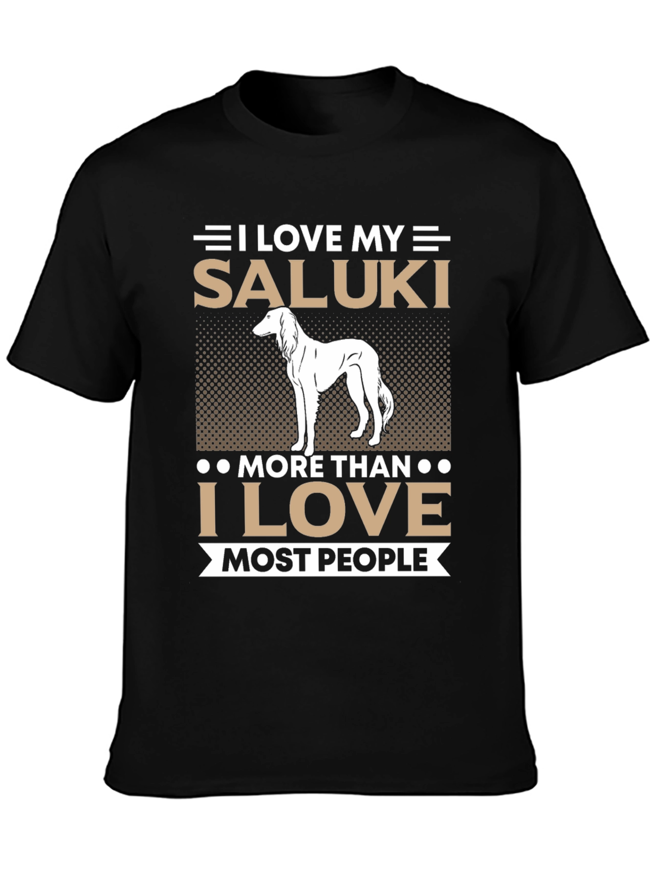 I Love My Saluki Dog T-Shirt Saluki Lover Gift