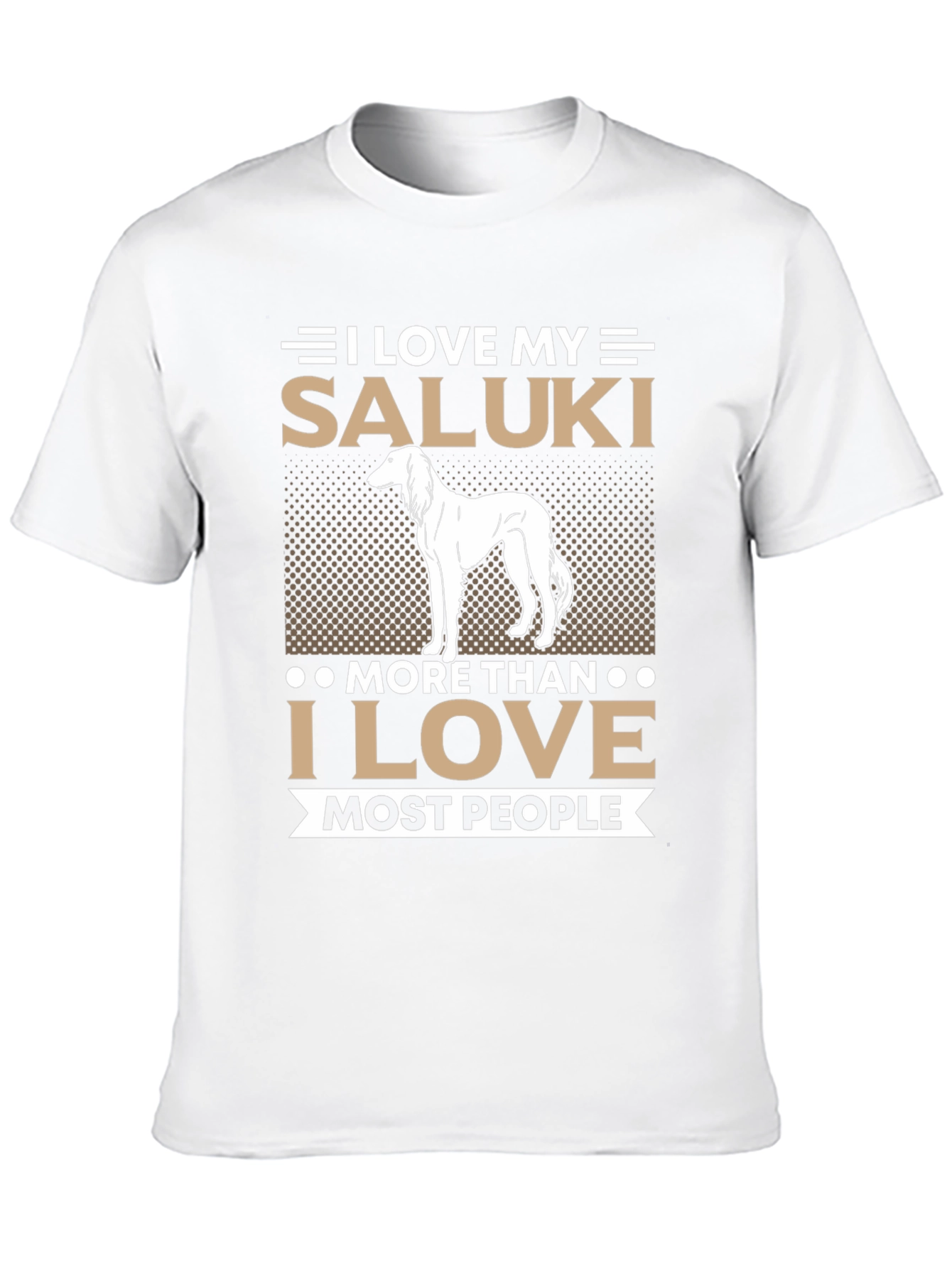 I Love My Saluki Dog T-Shirt Saluki Lover Gift