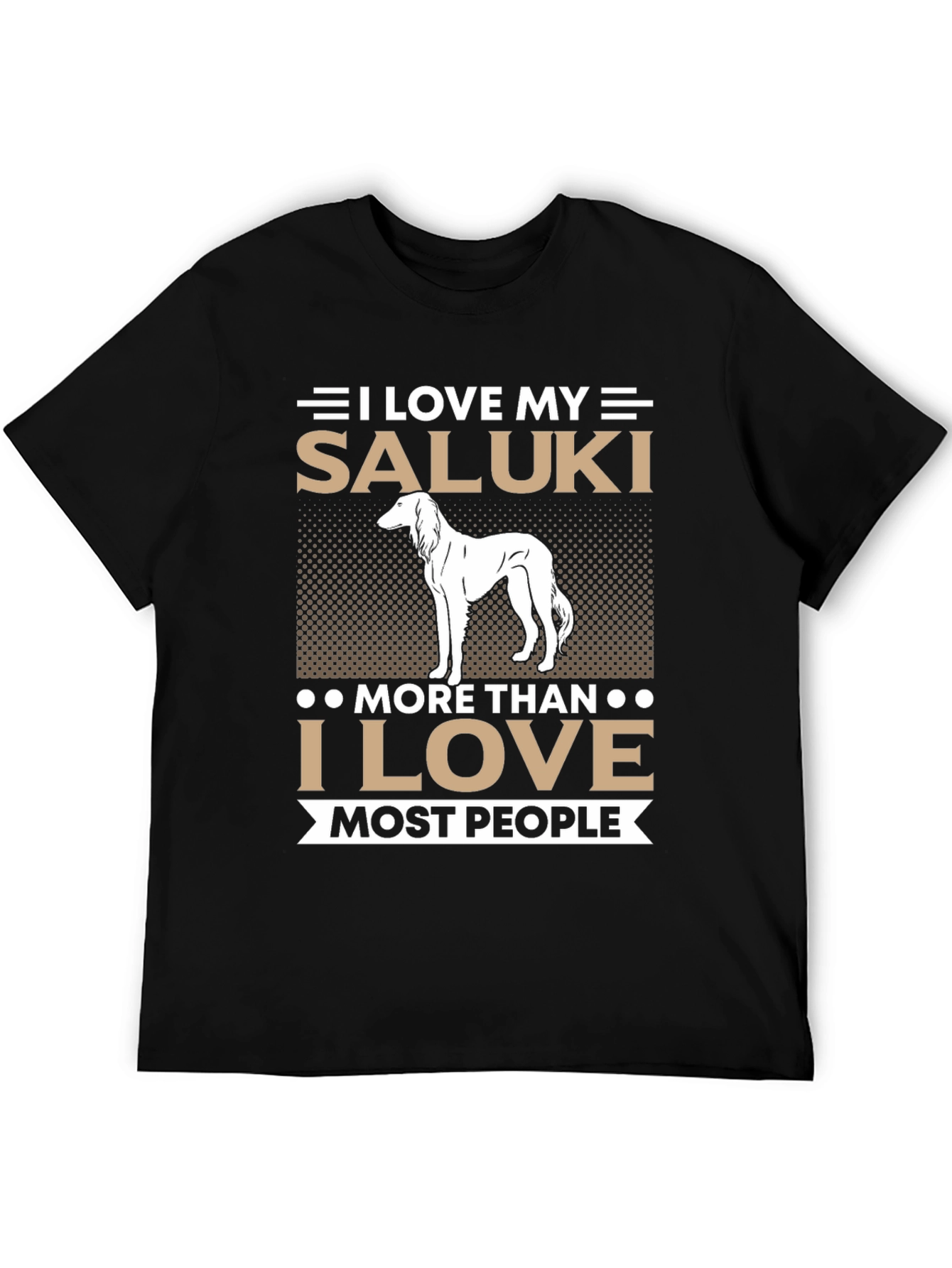 I Love My Saluki Dog T-Shirt Saluki Lover Gift