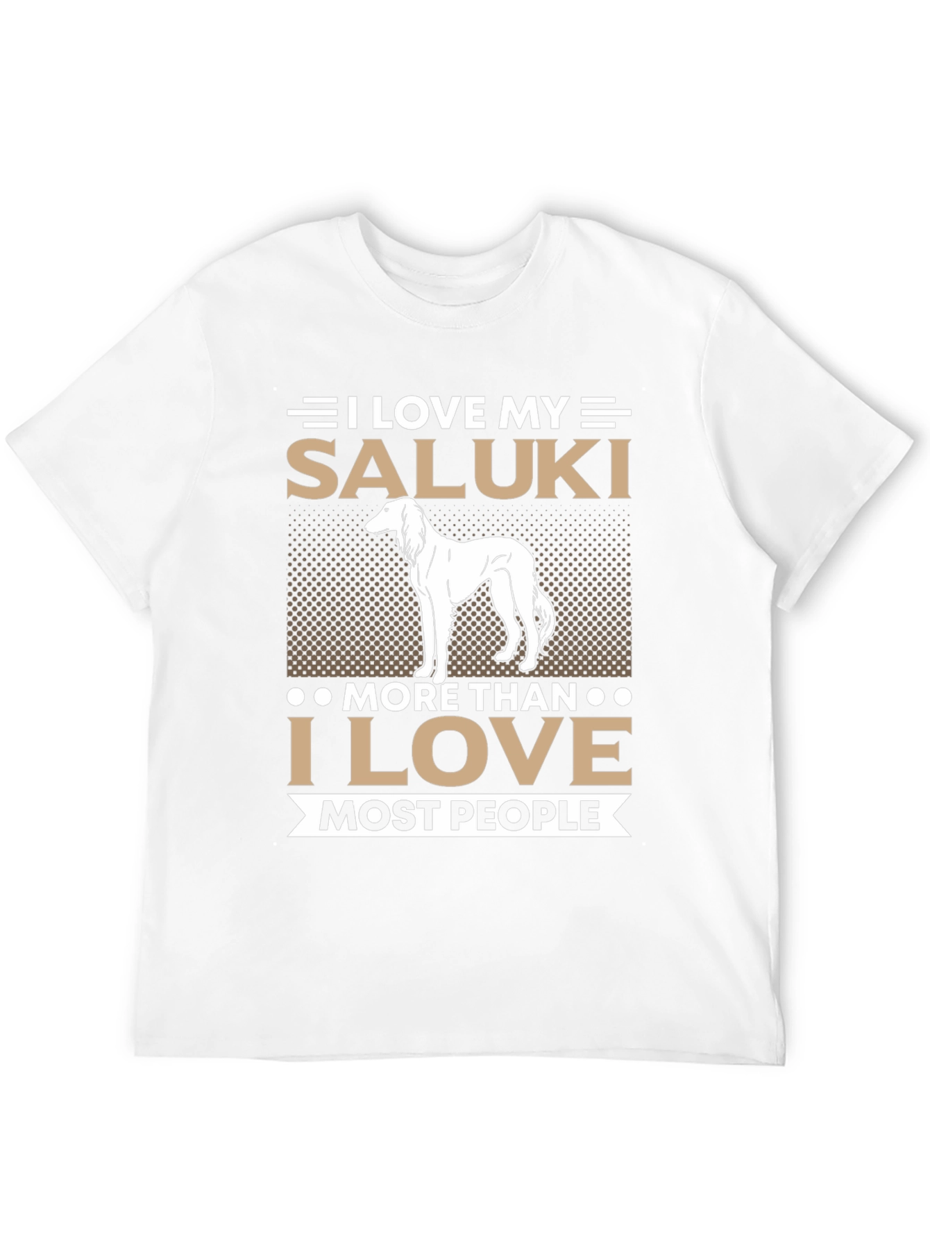 I Love My Saluki Dog T-Shirt Saluki Lover Gift