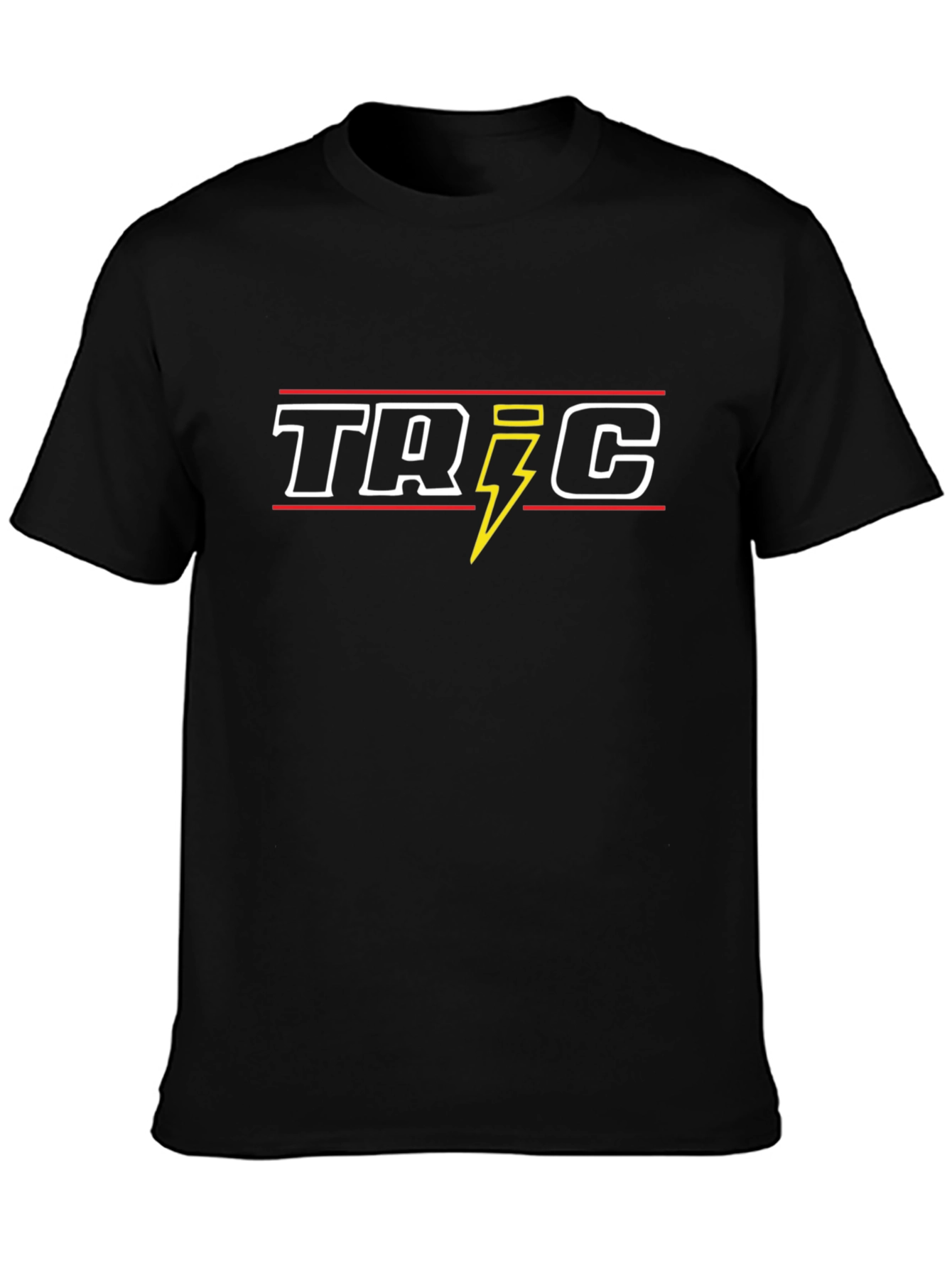 TRiC Lightning Bolt Black Graphic Tee