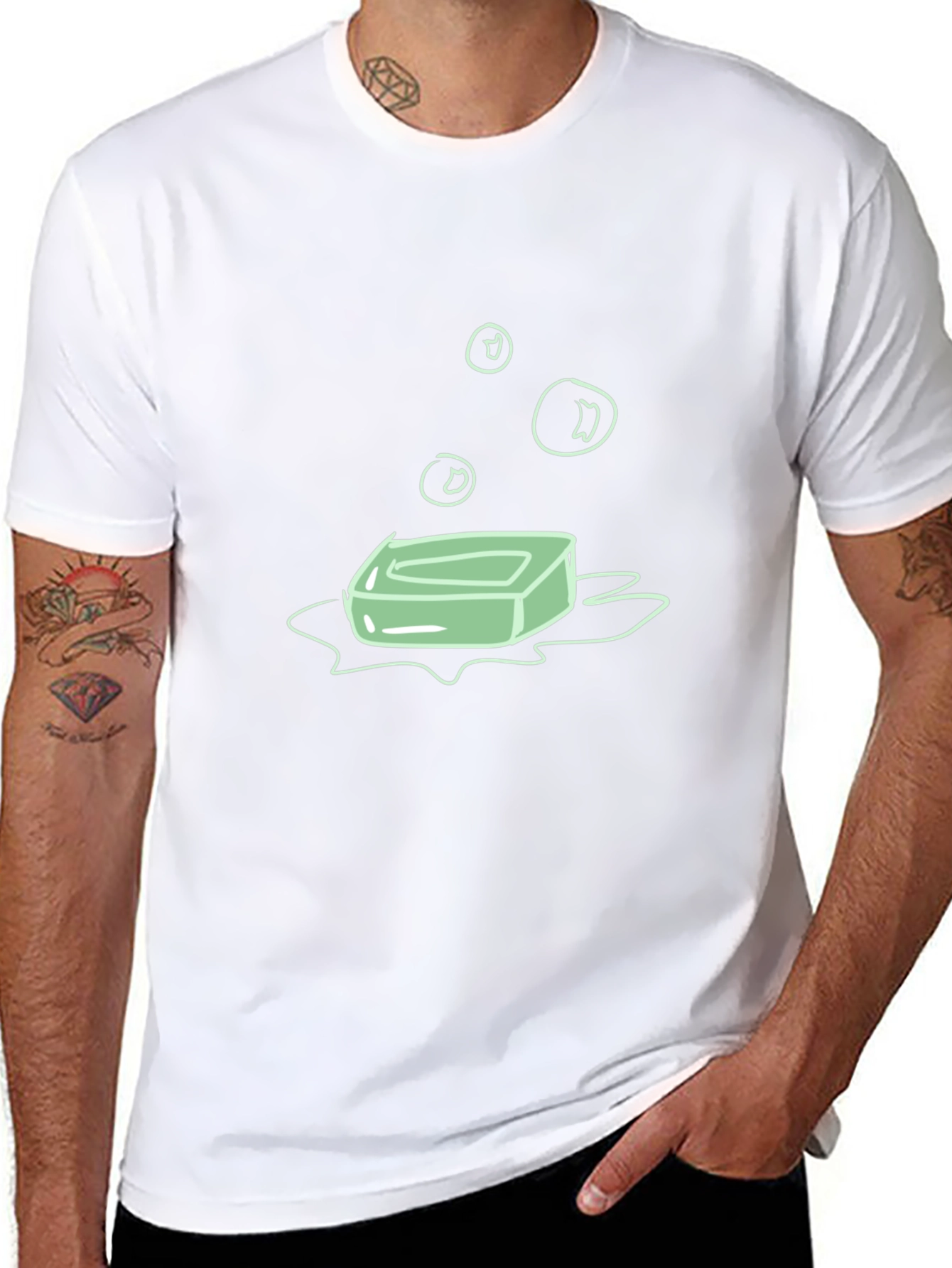 Clean Comfort: Soap & Bubble Graphic Tee
