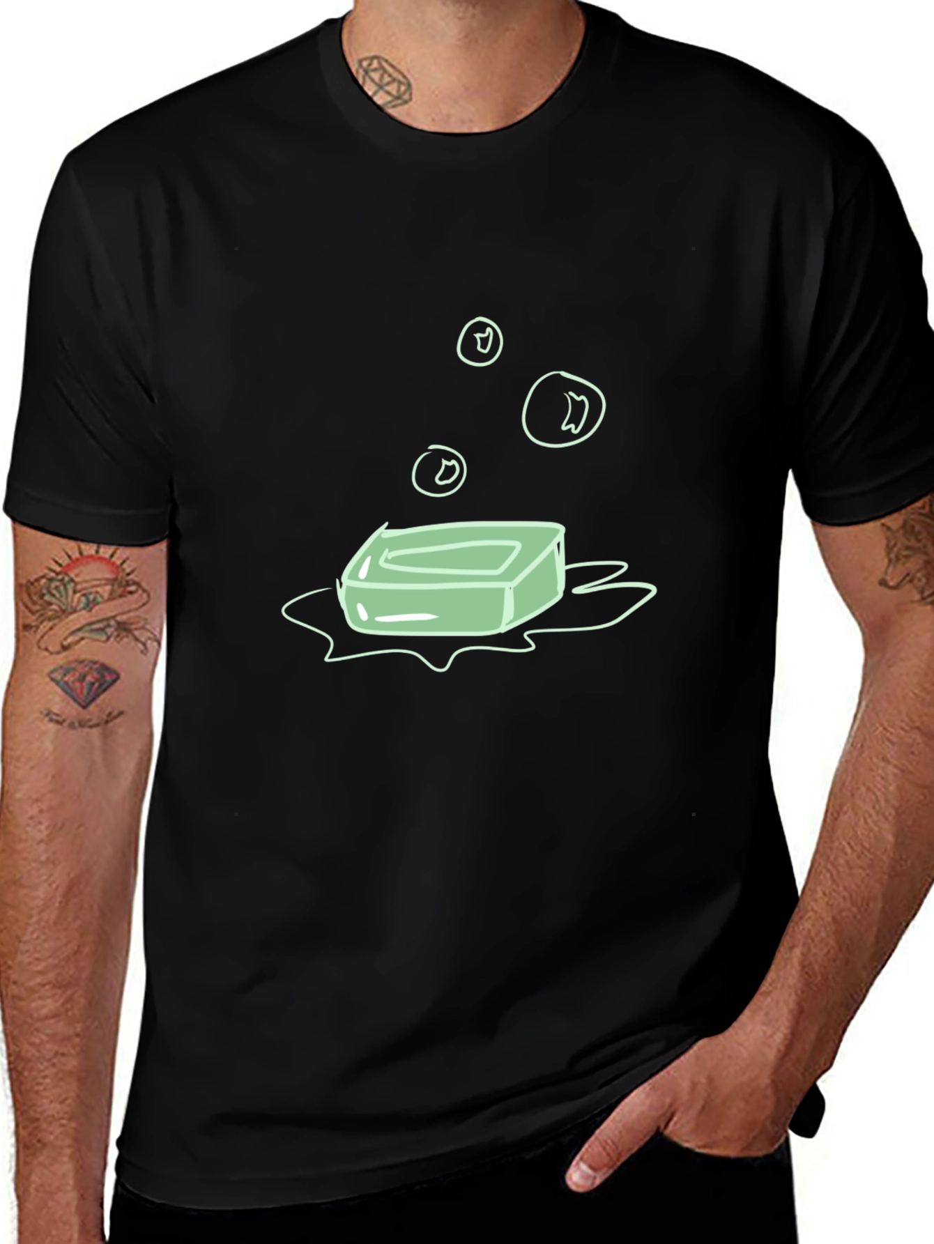 Clean Comfort: Soap & Bubble Graphic Tee
