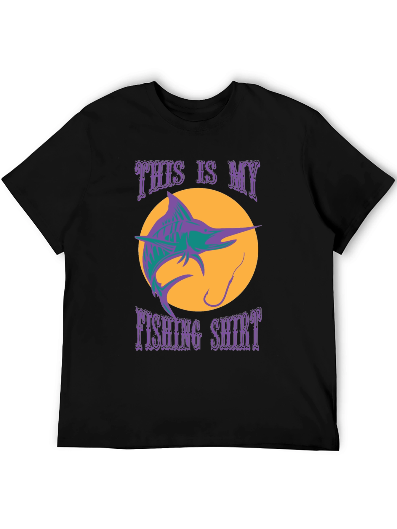 Mens This is My Fishing Shirt Graphic Tee