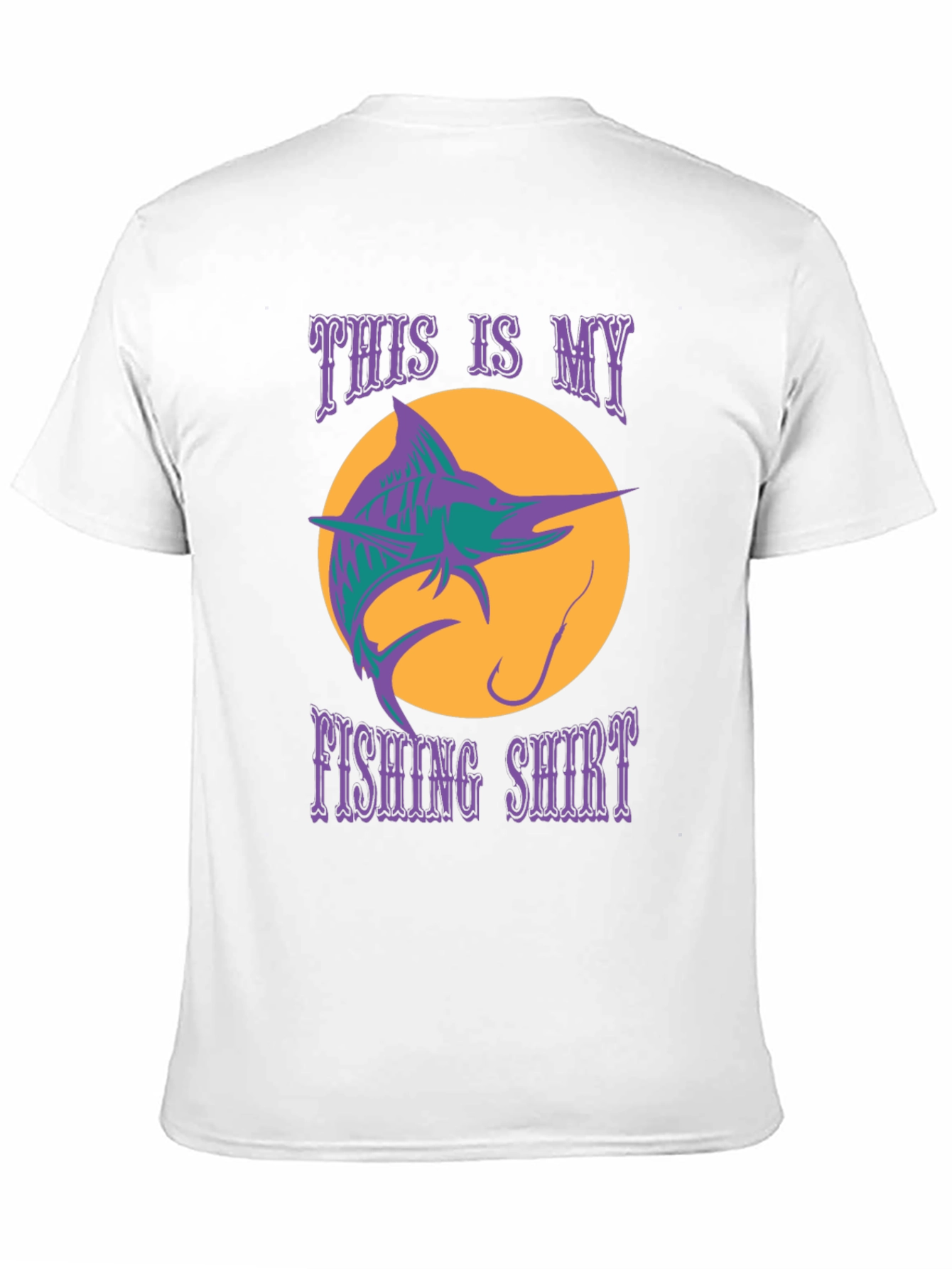 Mens This is My Fishing Shirt Graphic Tee