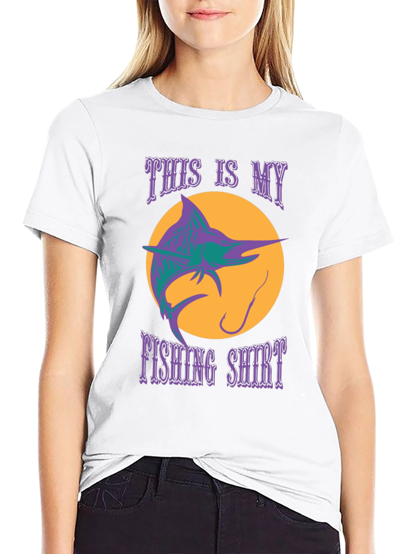 Mens This is My Fishing Shirt Graphic Tee