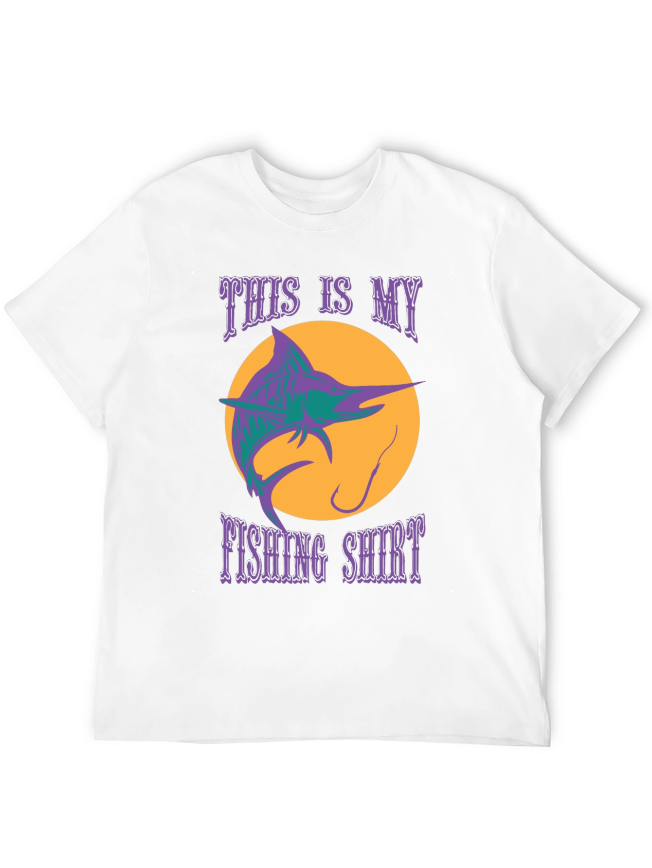 Mens This is My Fishing Shirt Graphic Tee