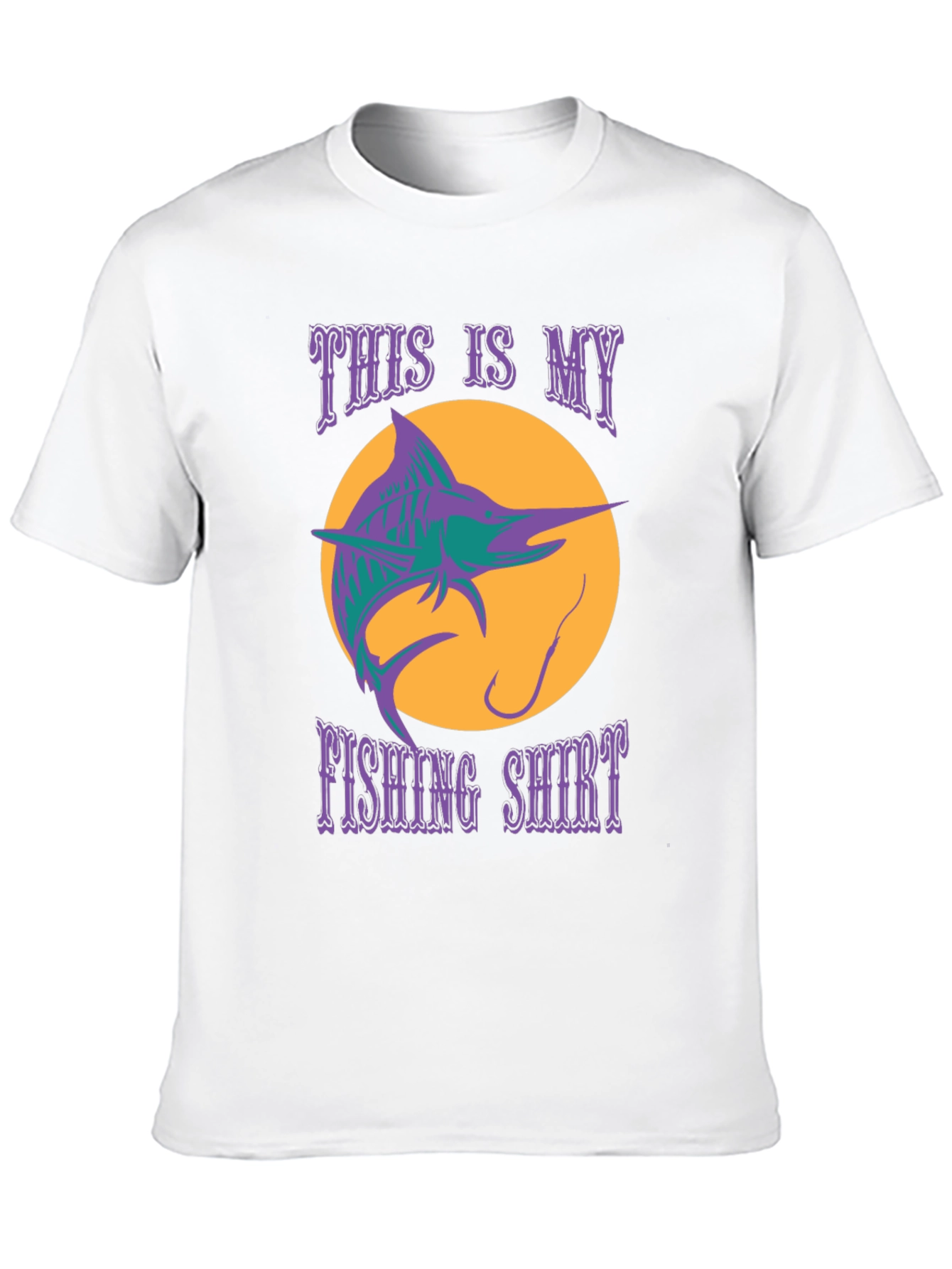 Mens This is My Fishing Shirt Graphic Tee