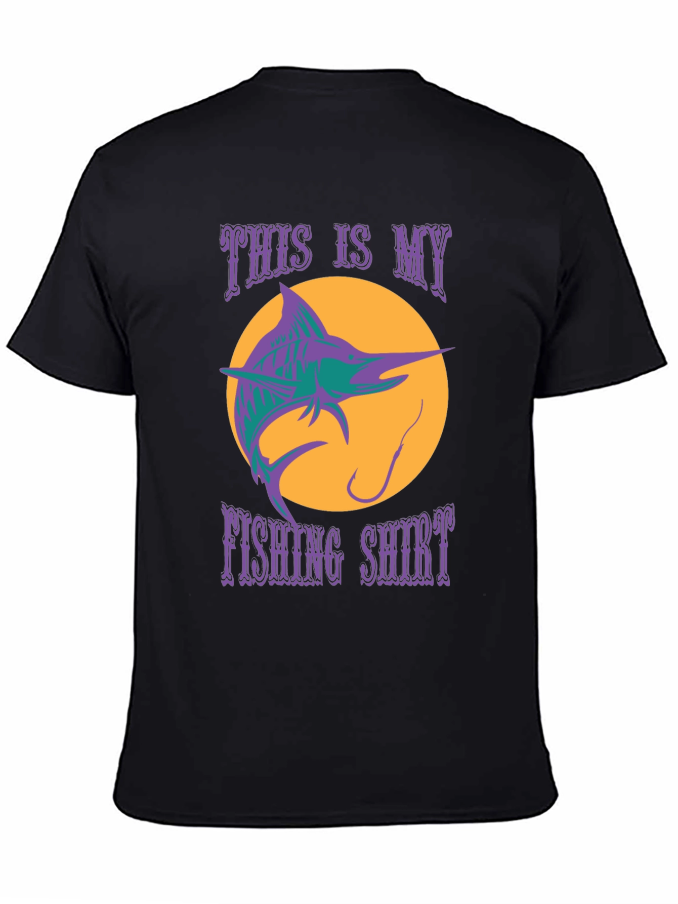 Mens This is My Fishing Shirt Graphic Tee