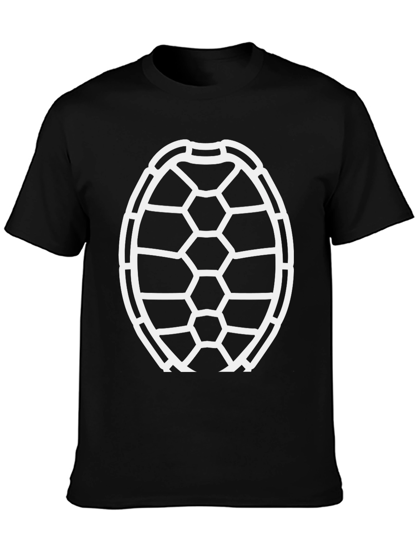 Turtle Shell Graphic T-Shirt - Black