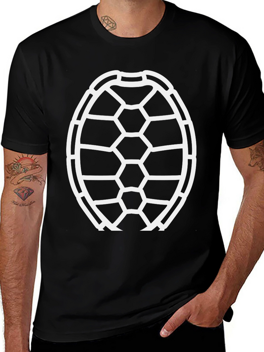 Turtle Shell Graphic T-Shirt - Black
