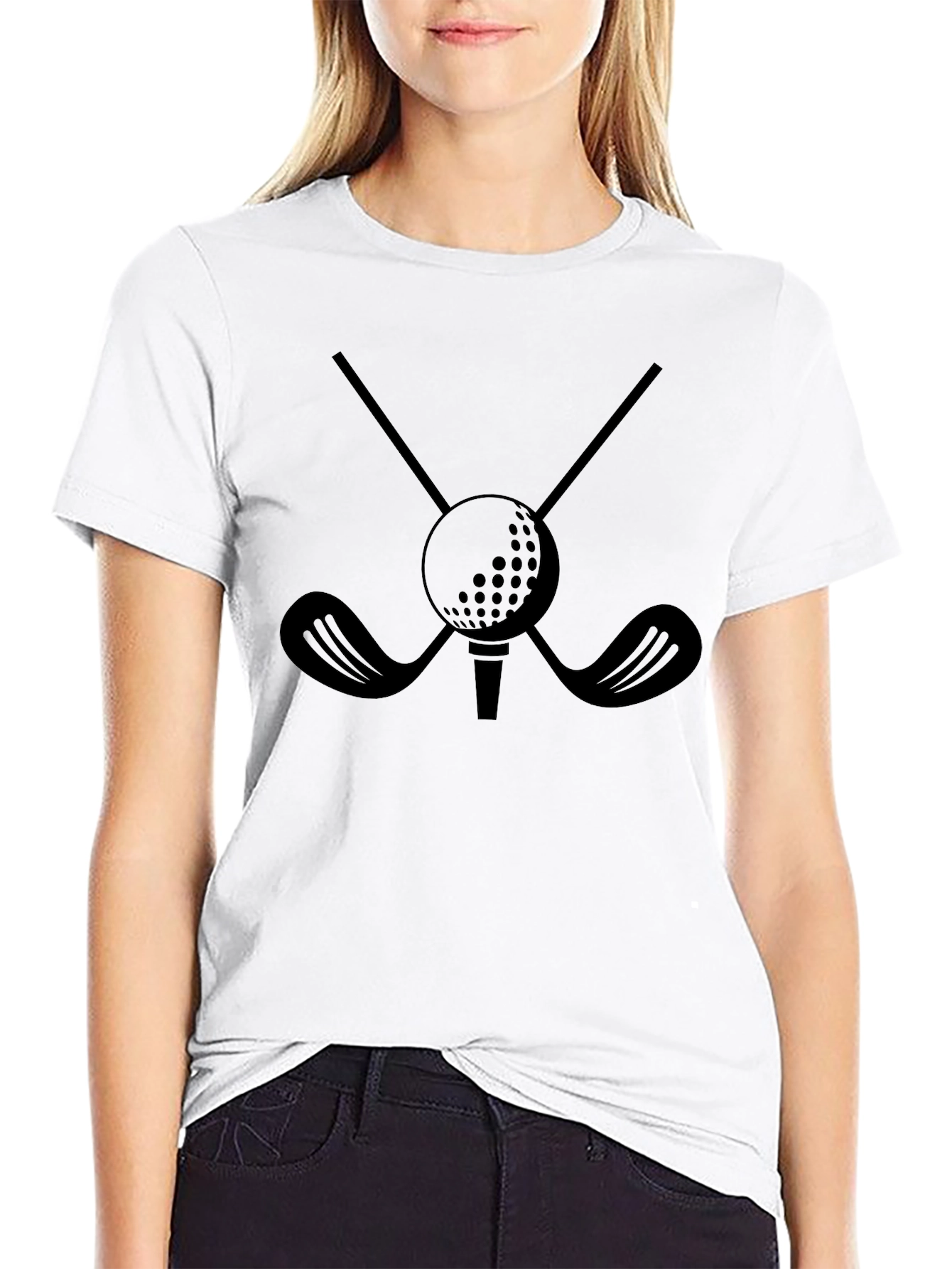 Golf Clubs & Ball Graphic Tee