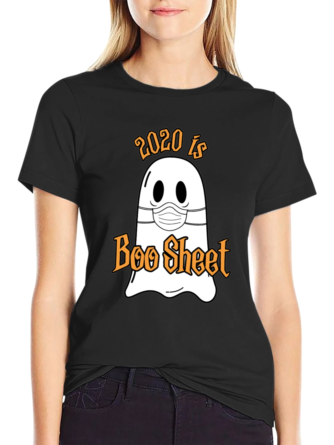 Funny 2020 Boo Sheet Halloween Ghost T-Shirt