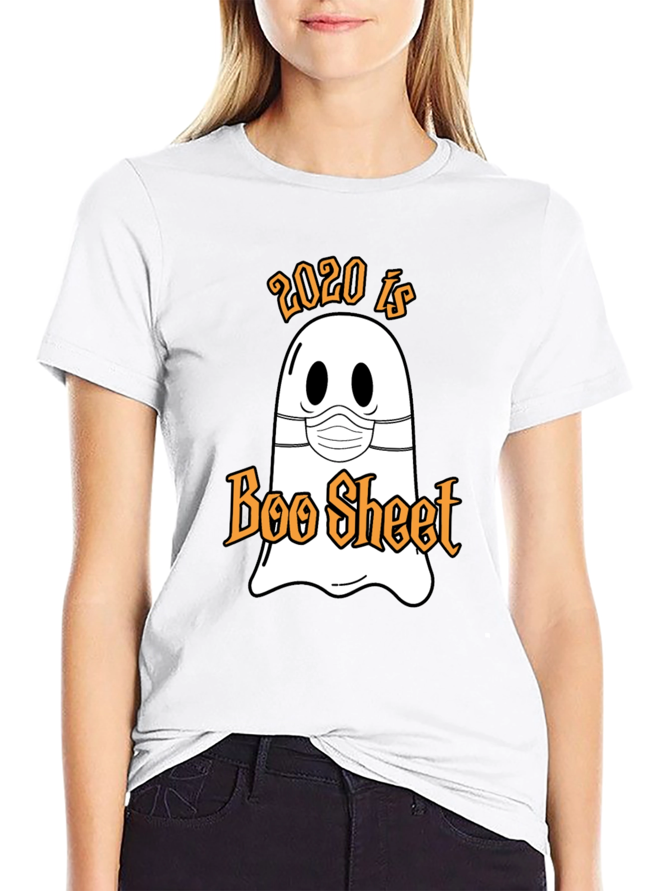 Funny 2020 Boo Sheet Halloween Ghost T-Shirt